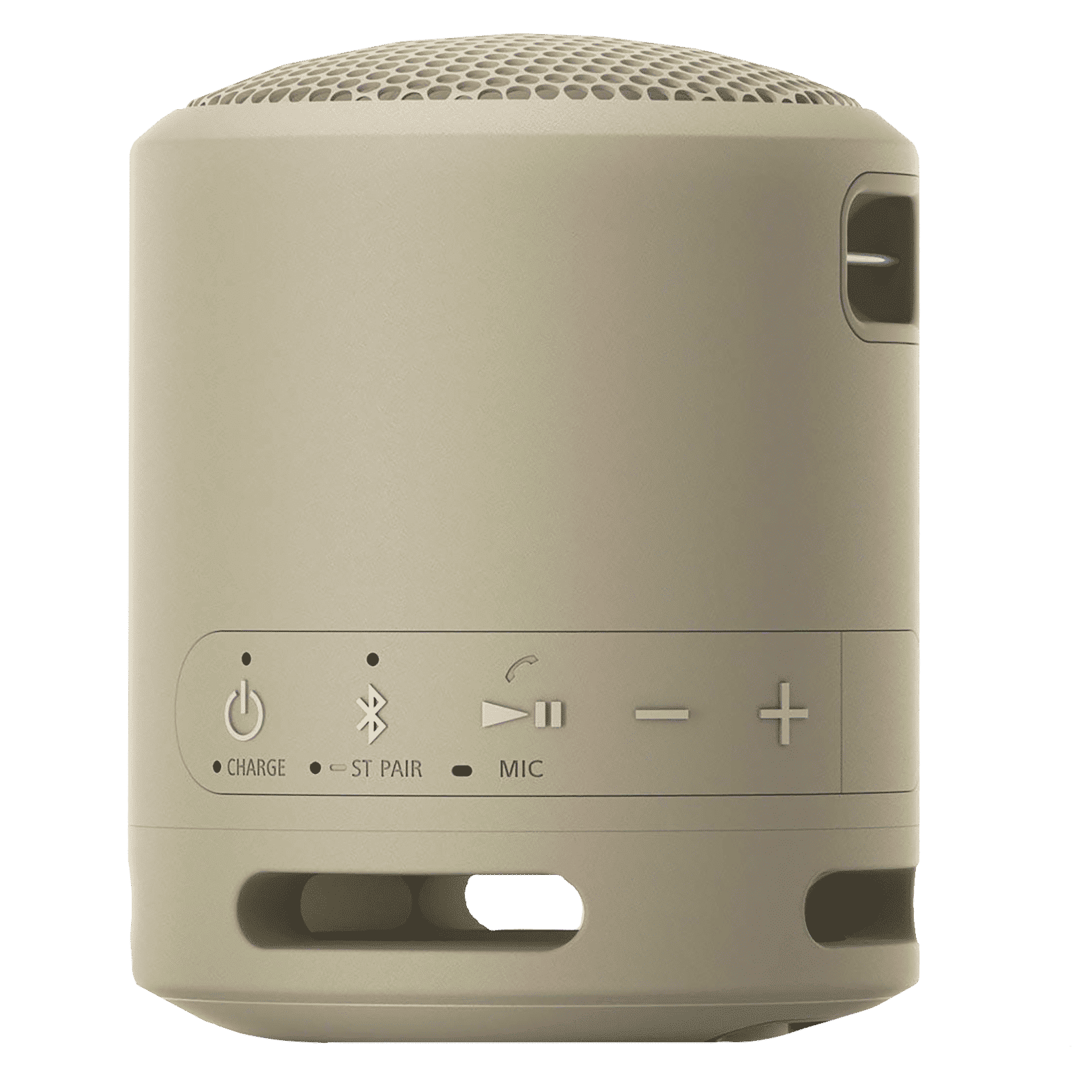 SONY 5W Portable Bluetooth Speaker (IP67 Waterproof, Extra Bass, Mono Channel, Taupe)_4