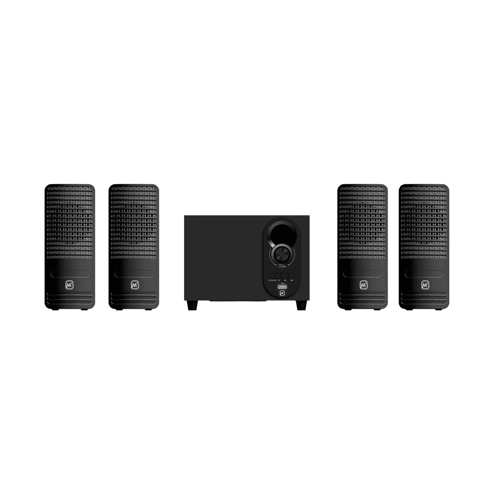 Matata 12W Multimedia Speaker (Loud & Clear Audio, 4.1 Channel, Black)_1