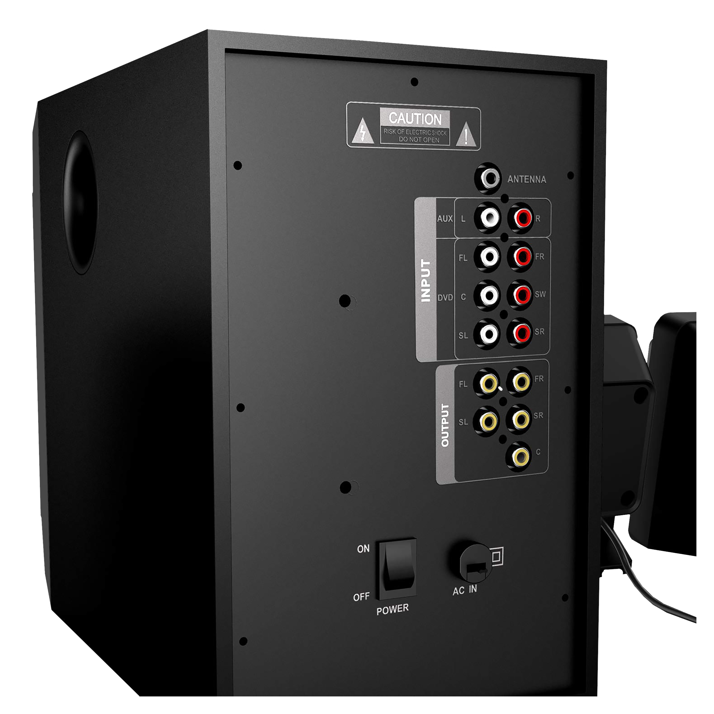 Matata 30W Multimedia Speaker (Loud & Clear Audio, 5.1 Channel, Black)_7