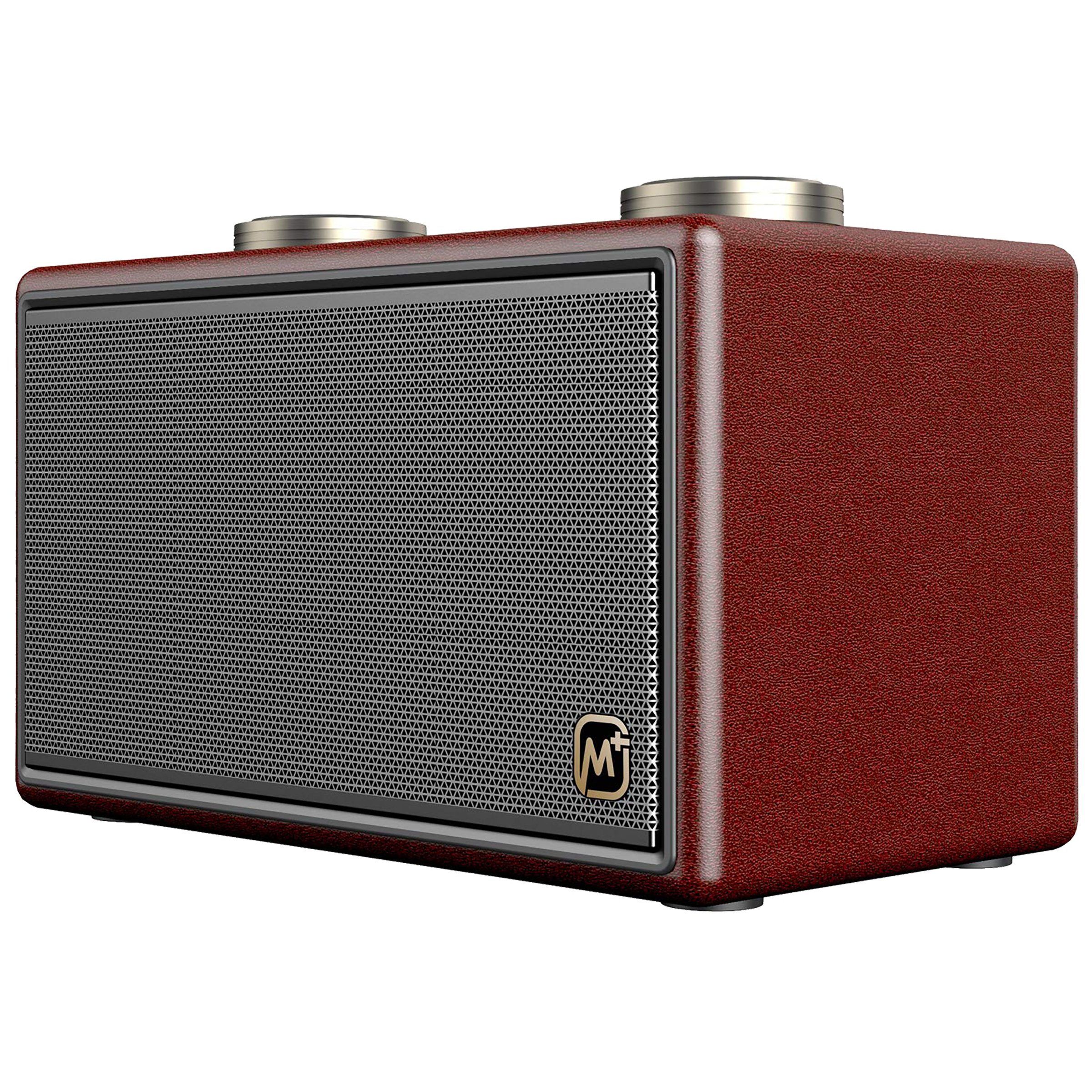 Matata 20W Portable Bluetooth Speaker (Treble & Bass Sound, 2.1 Channel, Brown/Silver)_8