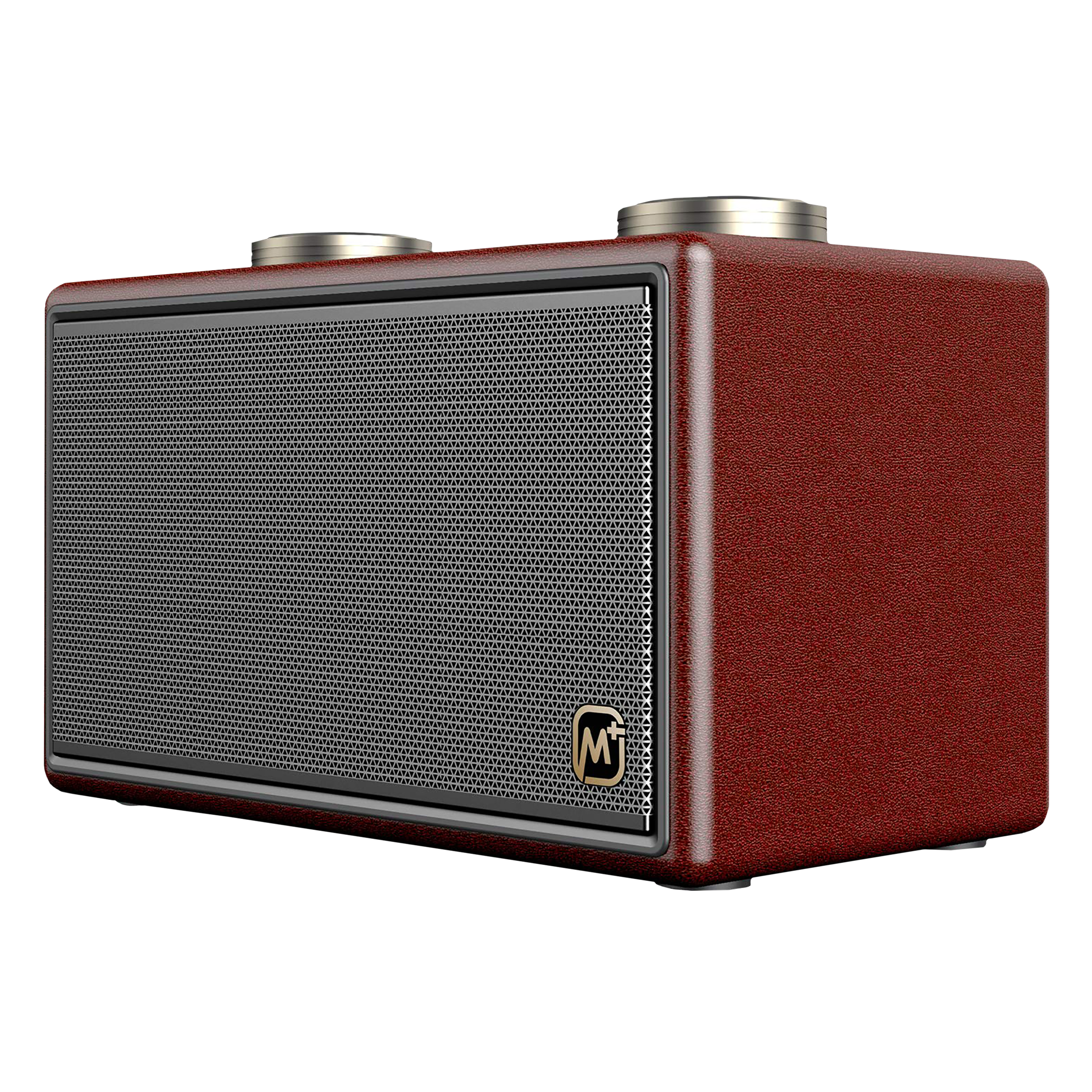 Matata 20W Portable Bluetooth Speaker (Treble & Bass Sound, 2.1 Channel, Brown/Silver)_5