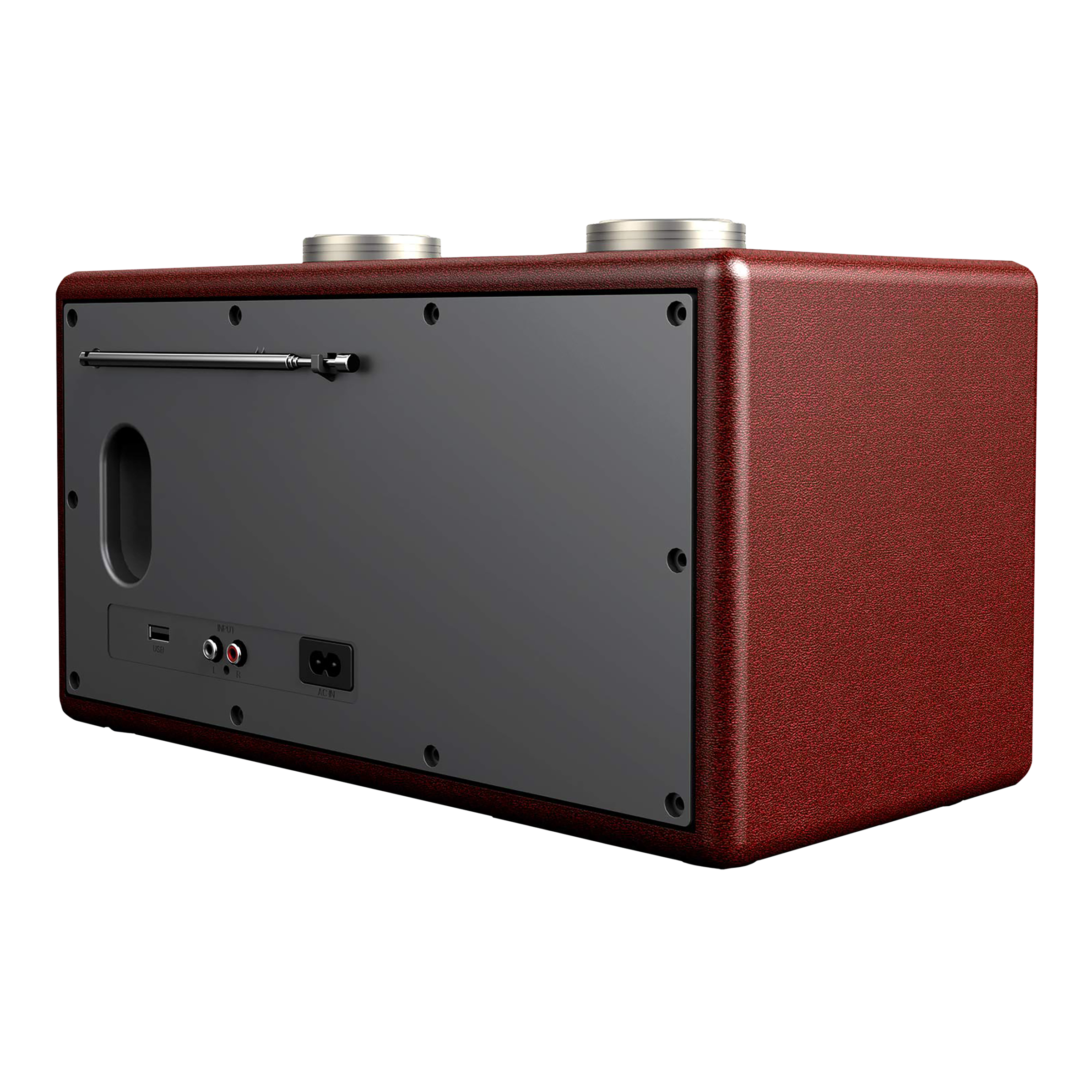 Matata MTMI17L 40W Portable Bluetooth Speaker (Treble and Bass Sound, 2.1 Channel, Brown and Silver)_7
