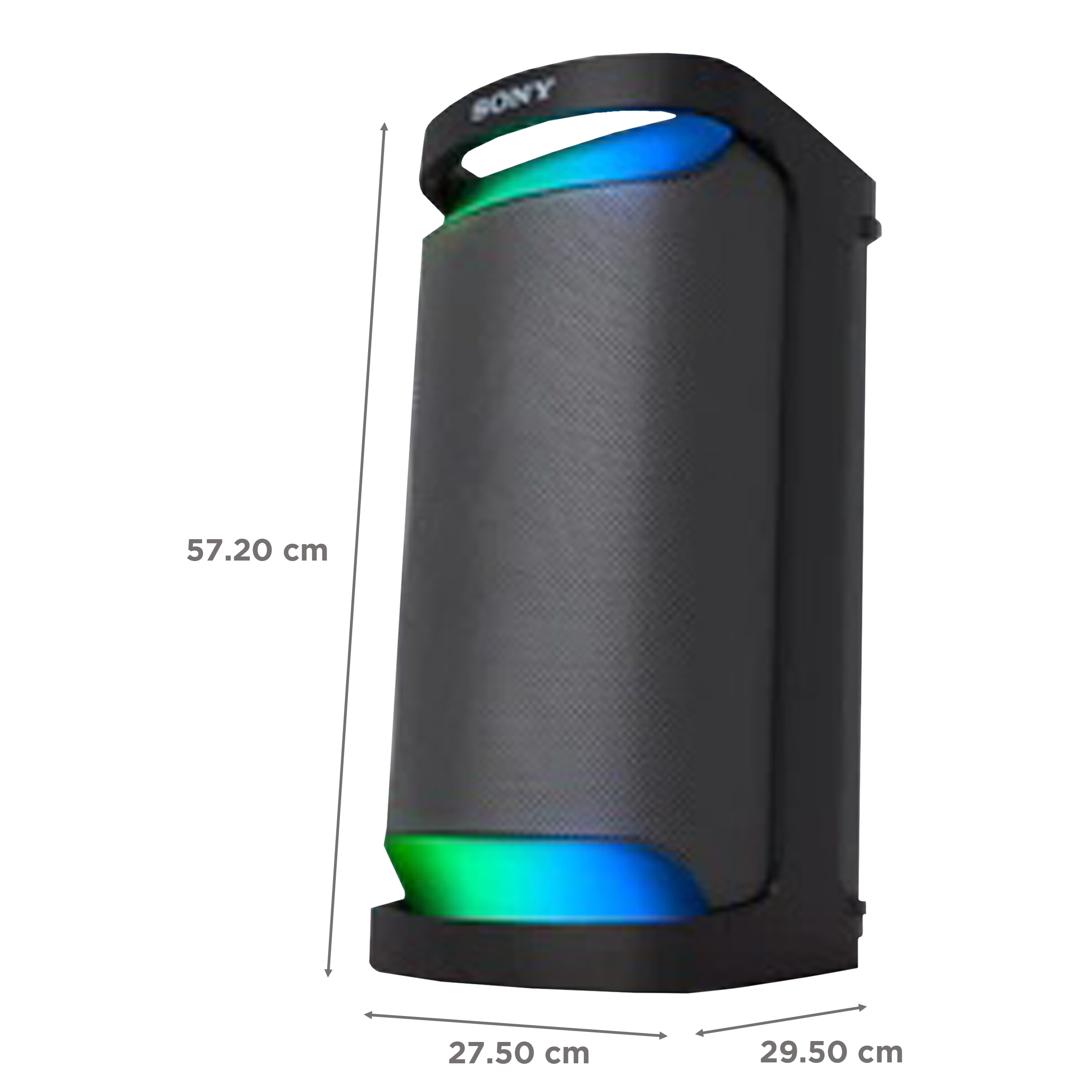 SONY X Series Bluetooth Party Speaker (IPX4 Water Resistant, 2.1 Channel, Black)_4