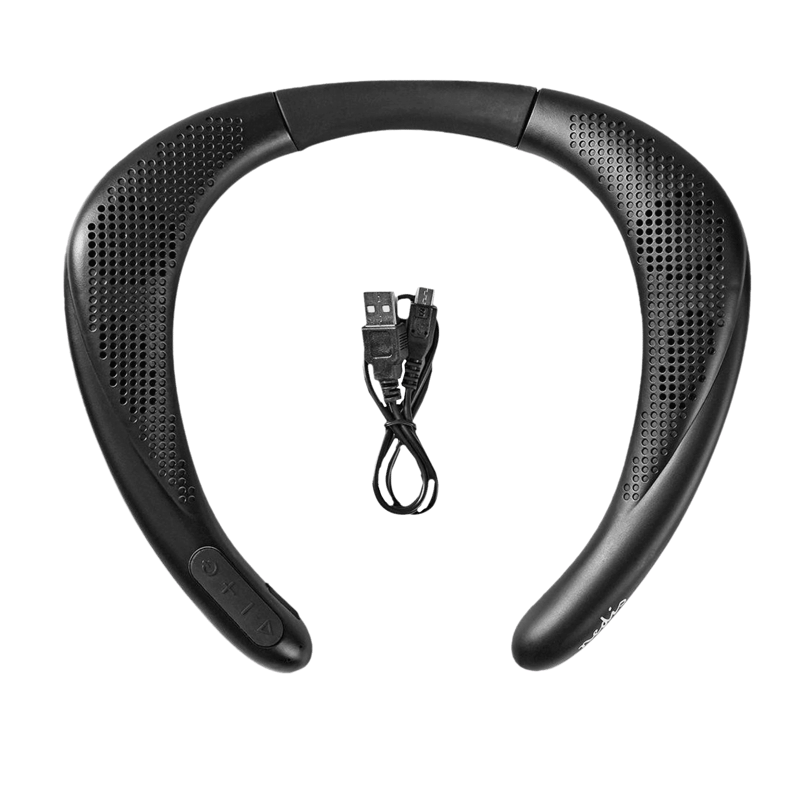 nedis 9 Watts Portable Bluetooth Speaker (MicroSD Card Supported, SPBT5000BK, Black)_4