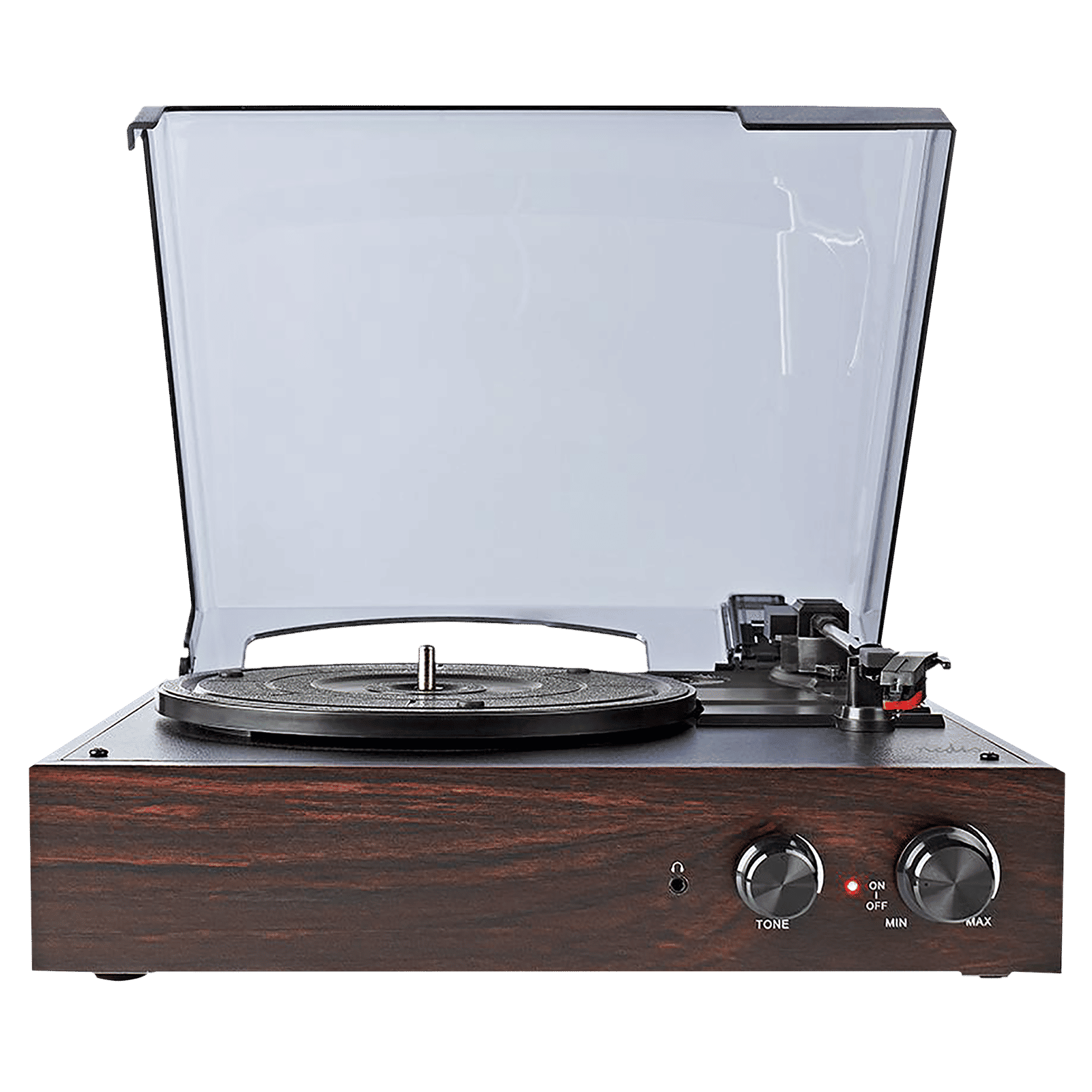 nedis 2.0 Channel 18 Watts Vinyl Record Player (Portable Breifcase, TURN220BN, Brown)_6