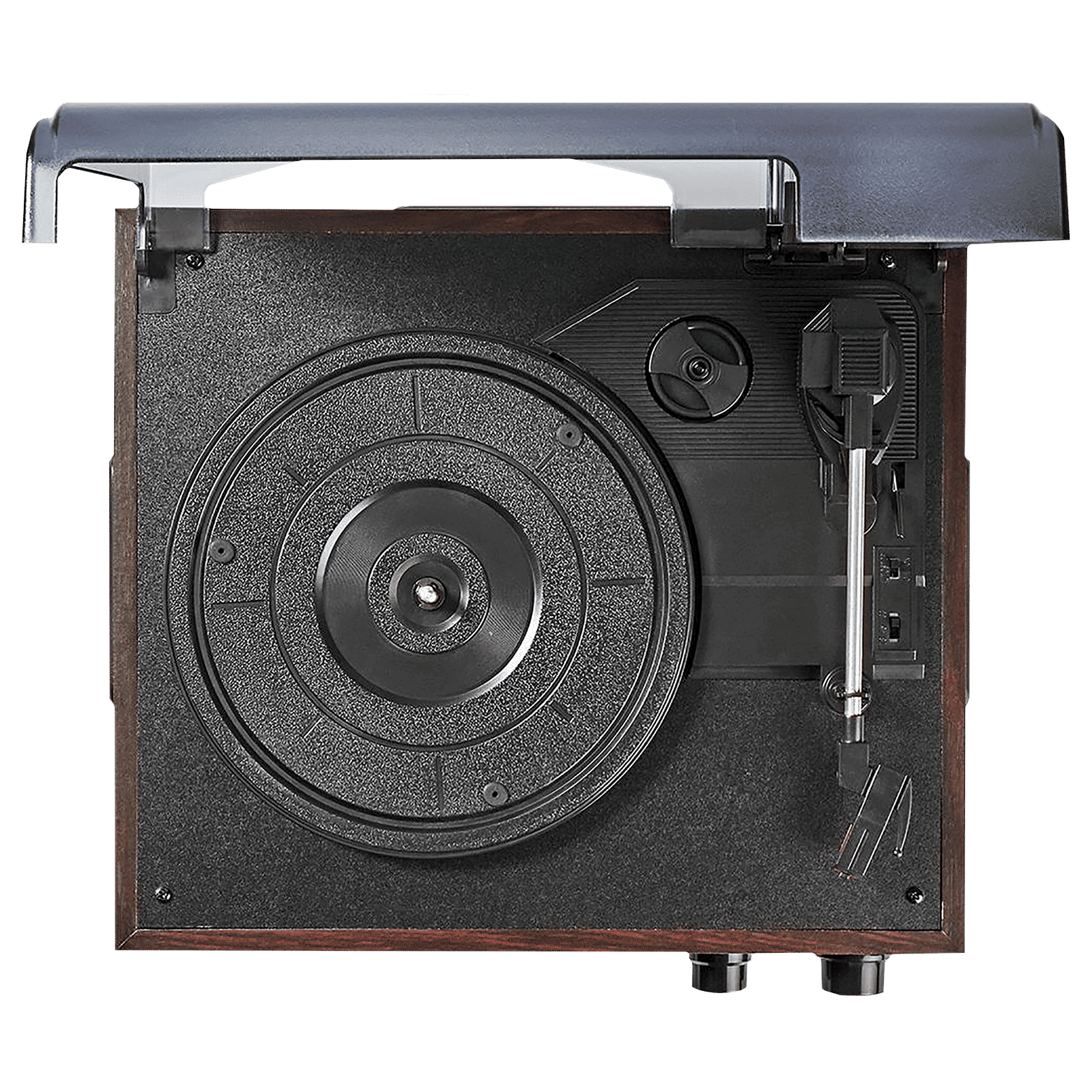 nedis 2.0 Channel 18 Watts Vinyl Record Player (Portable Breifcase, TURN220BN, Brown)_7