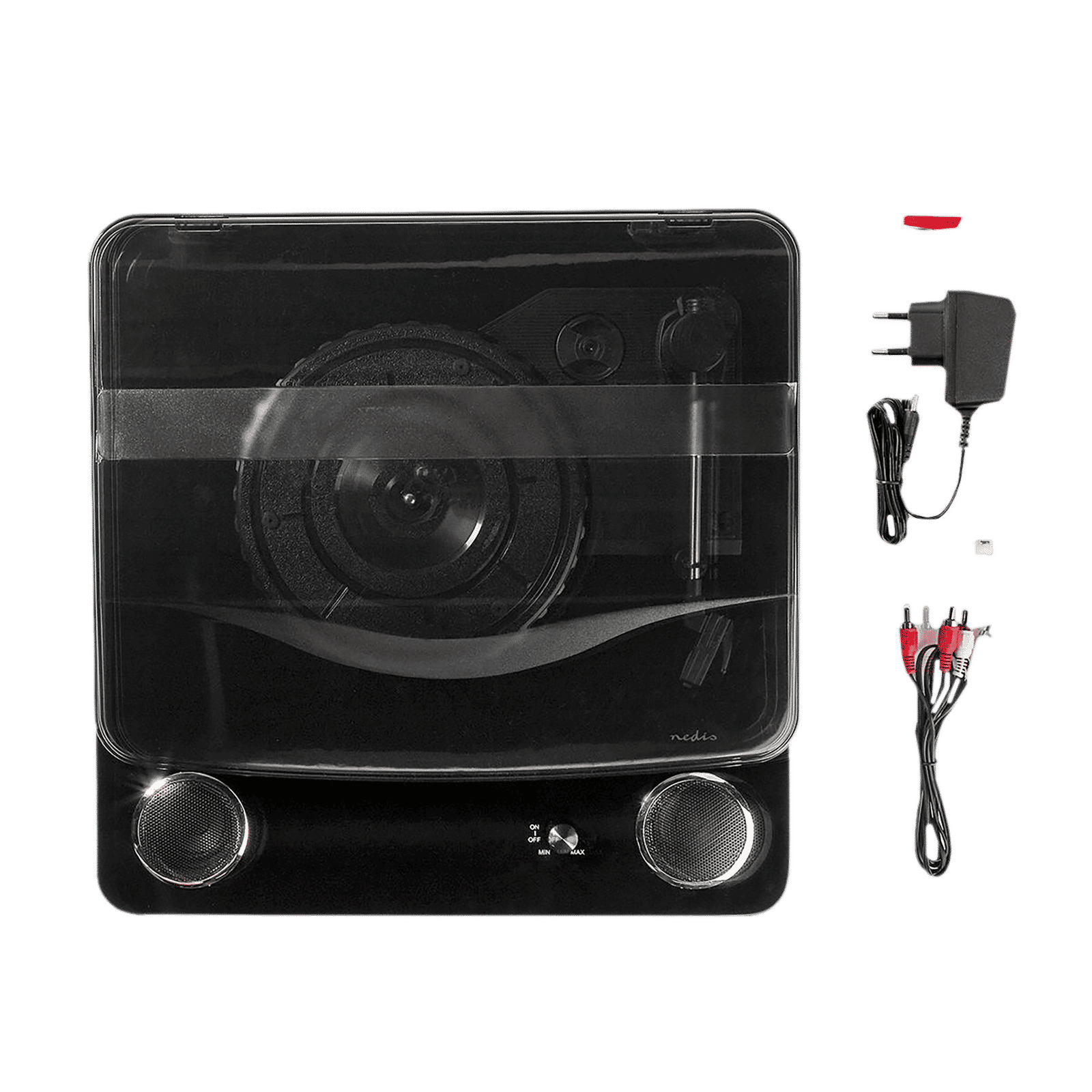 nedis Turnable 18 Watts Portable Bluetooth Speaker (Built-in Speakers, TURN300BK, Black)_10