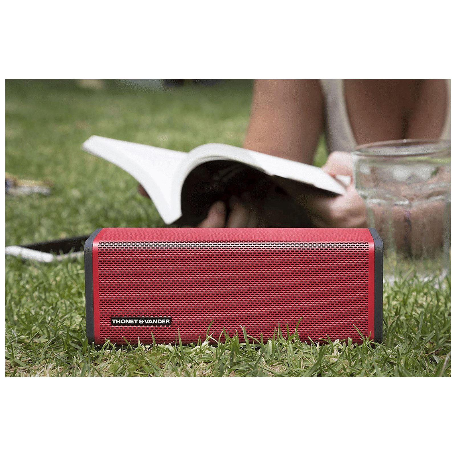 THONET & VANDER Frei 50W Portable Bluetooth Speaker (8 Hours Playback Time, Stereo Channel, Red)_3