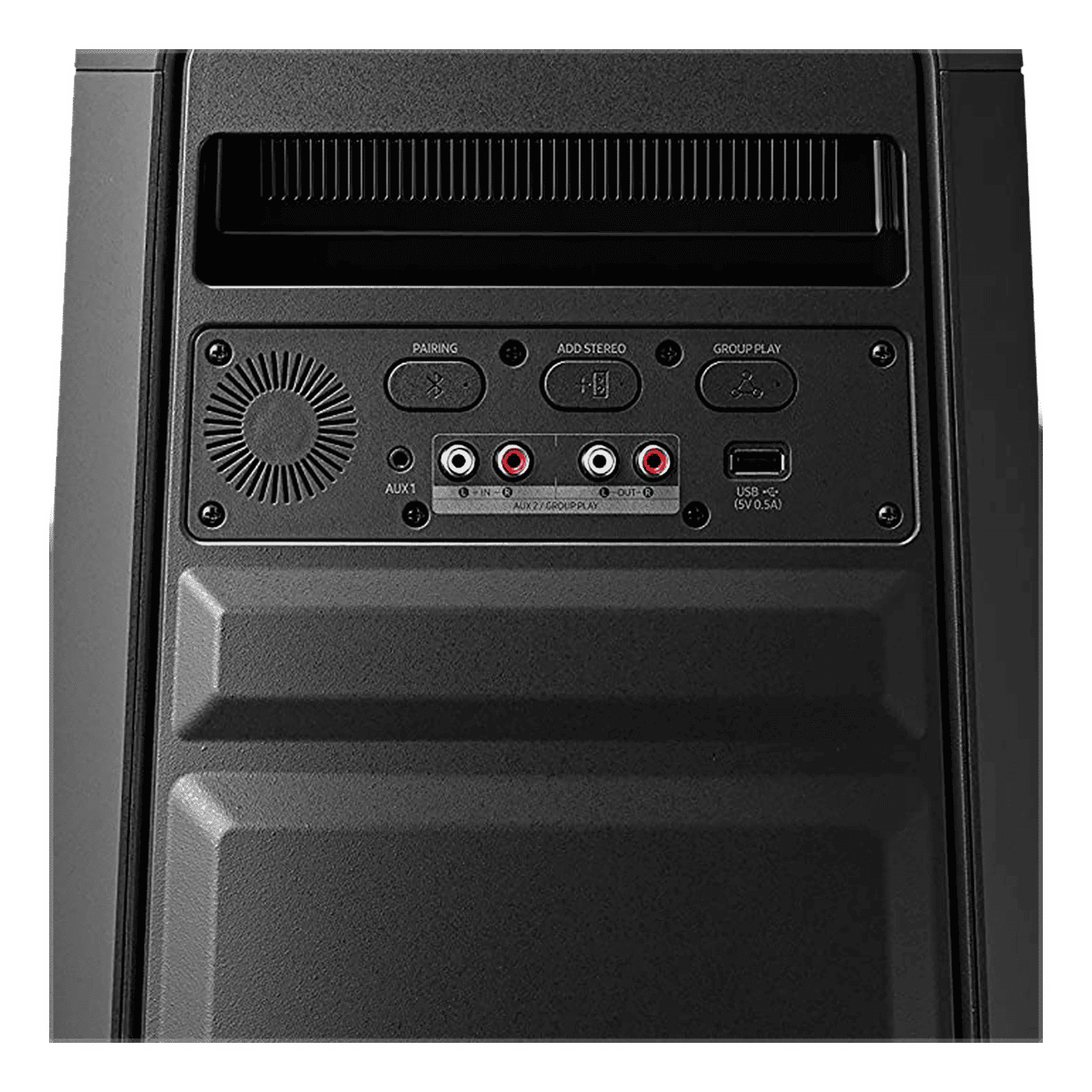 SAMSUNG Sound Tower 300W Bluetooth Party Speaker (Water Resistant, 2.0 Channel, Black)_8