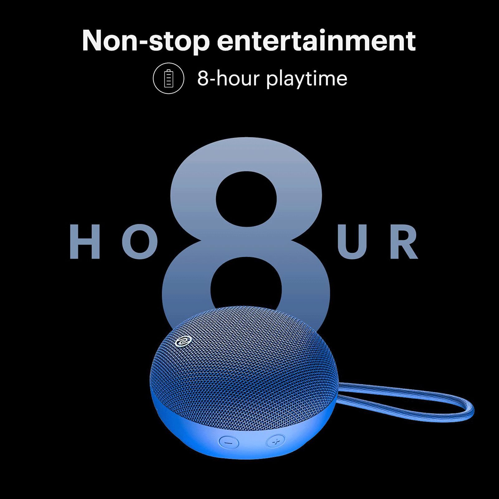 noise Zest 3W Portable Bluetooth Speaker (Dual Equalizer, Mono Channel, Cobalt Blue) noise Zest 3W Portable Bluetooth Speaker (Dual Equalizer, Mono Channel, Cobalt Blue)_11