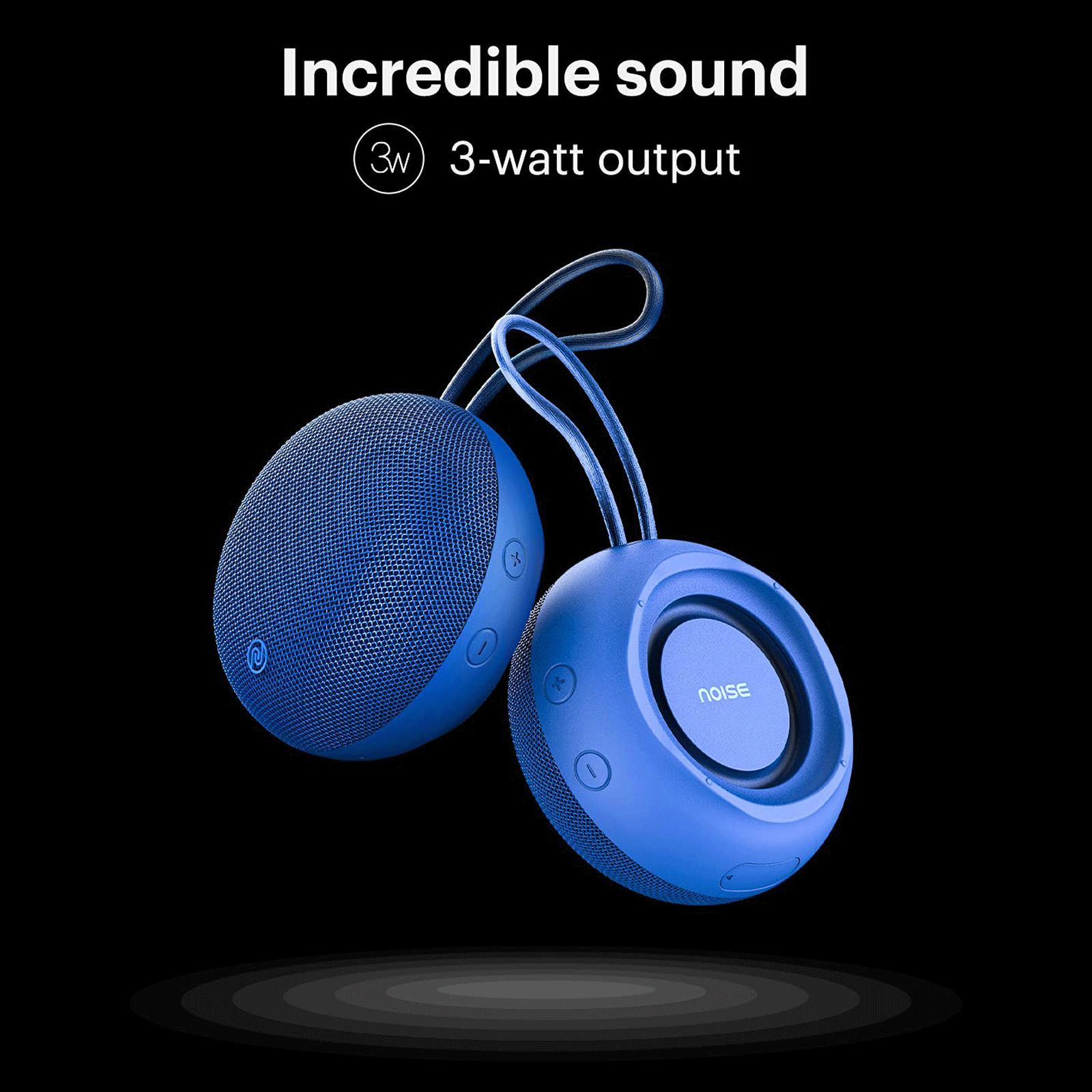 noise Zest 3W Portable Bluetooth Speaker (Dual Equalizer, Mono Channel, Cobalt Blue) noise Zest 3W Portable Bluetooth Speaker (Dual Equalizer, Mono Channel, Cobalt Blue)_16