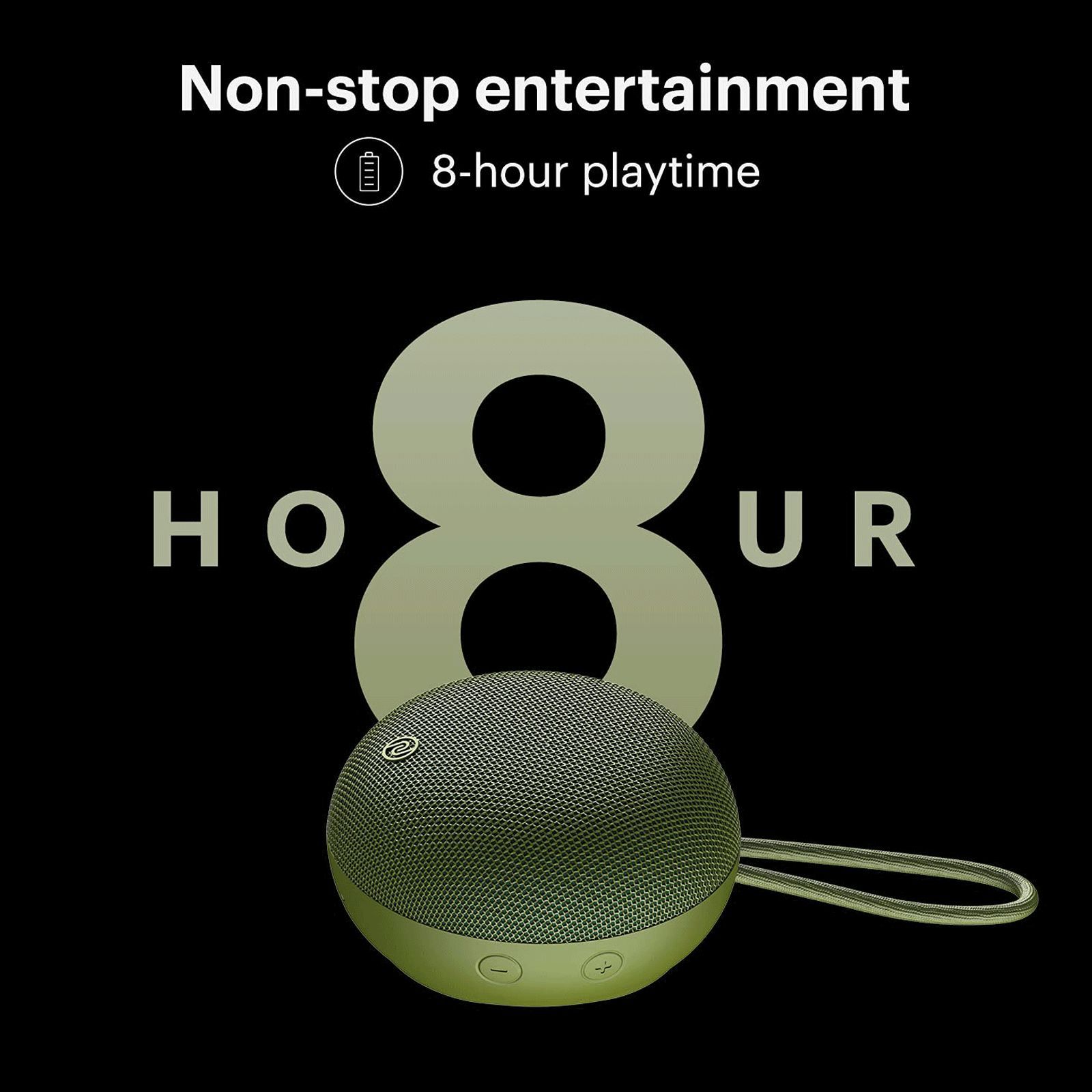 noise Zest 3W Portable Bluetooth Speaker (Perfect sound, Mono Speaker, Moss Green) noise Zest 3W Portable Bluetooth Speaker (Perfect sound, Mono Speaker, Moss Green)_10