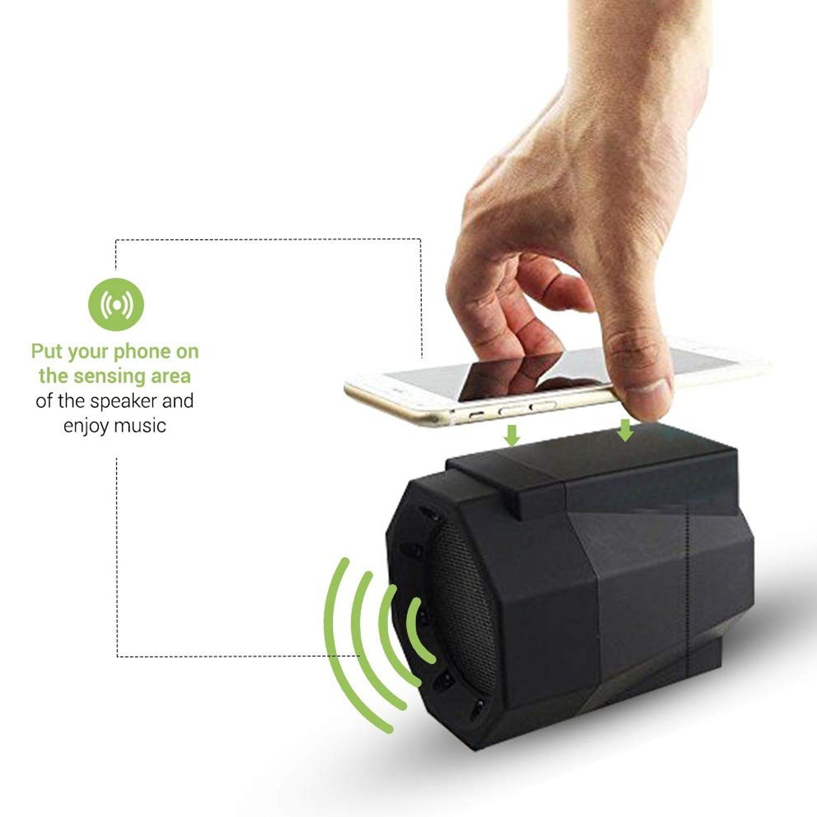 ultraprolink Hi-Q 5W Portable Bluetooth Speaker (Near Field Audio Technology, Stereo Channel, Black)_6