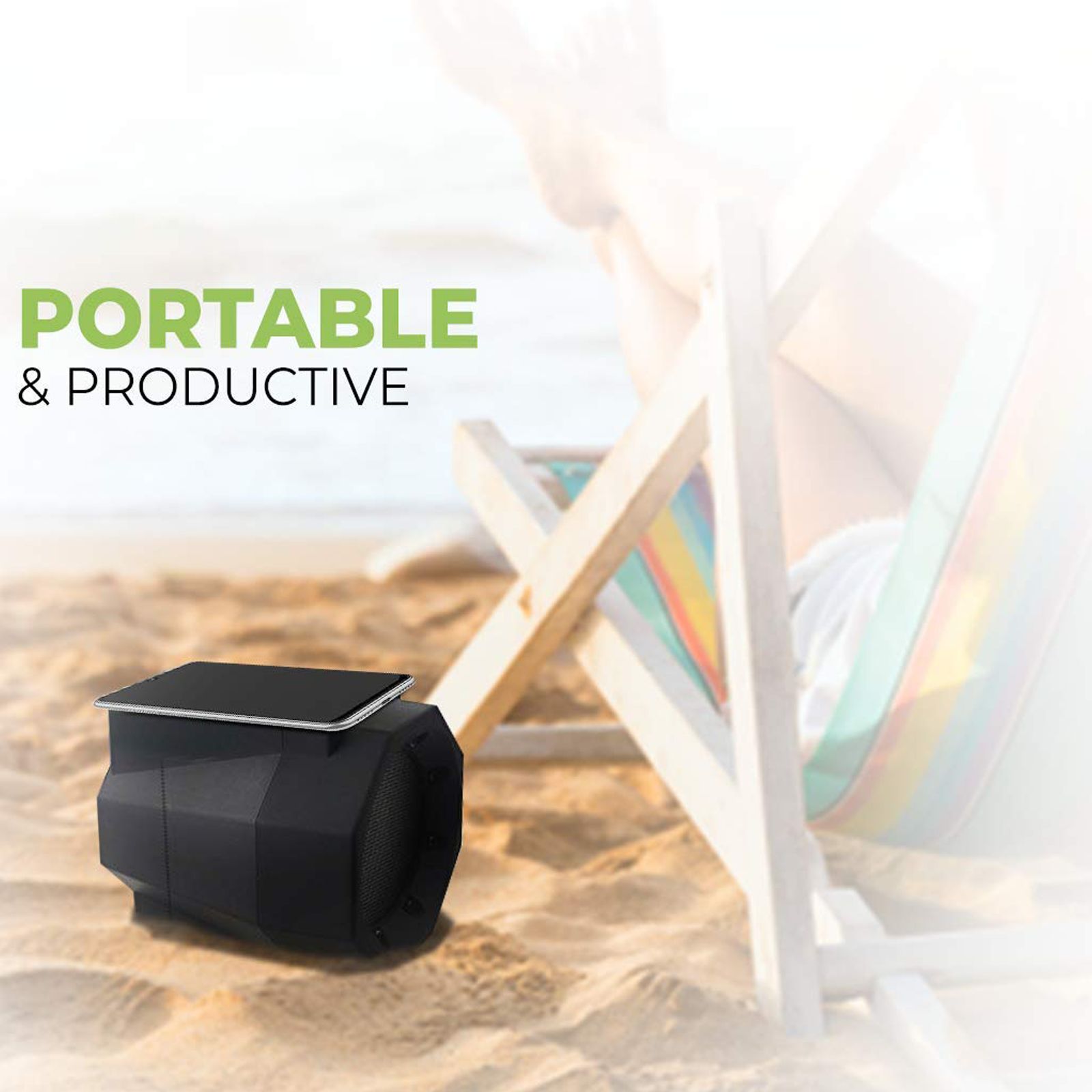 ultraprolink Hi-Q 5W Portable Bluetooth Speaker (Near Field Audio Technology, Stereo Channel, Black)_4