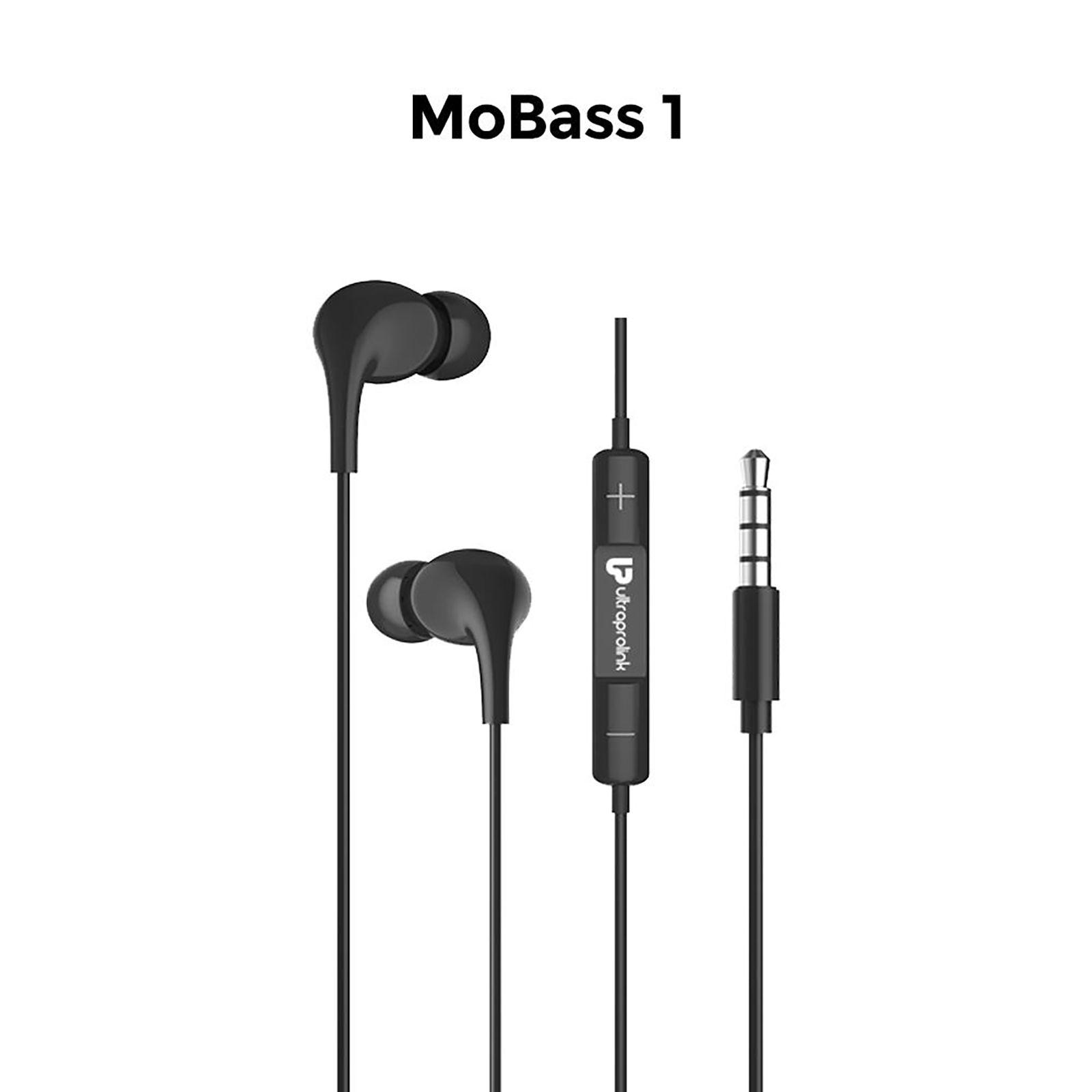 ultraprolink MoBass 1 UM1037BLK Wired Earphone with Mic (In Ear, Black)_5