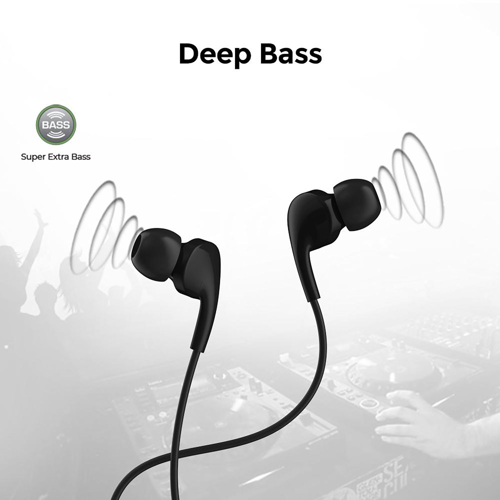ultraprolink MoBass 1 UM1037BLK Wired Earphone with Mic (In Ear, Black)_6