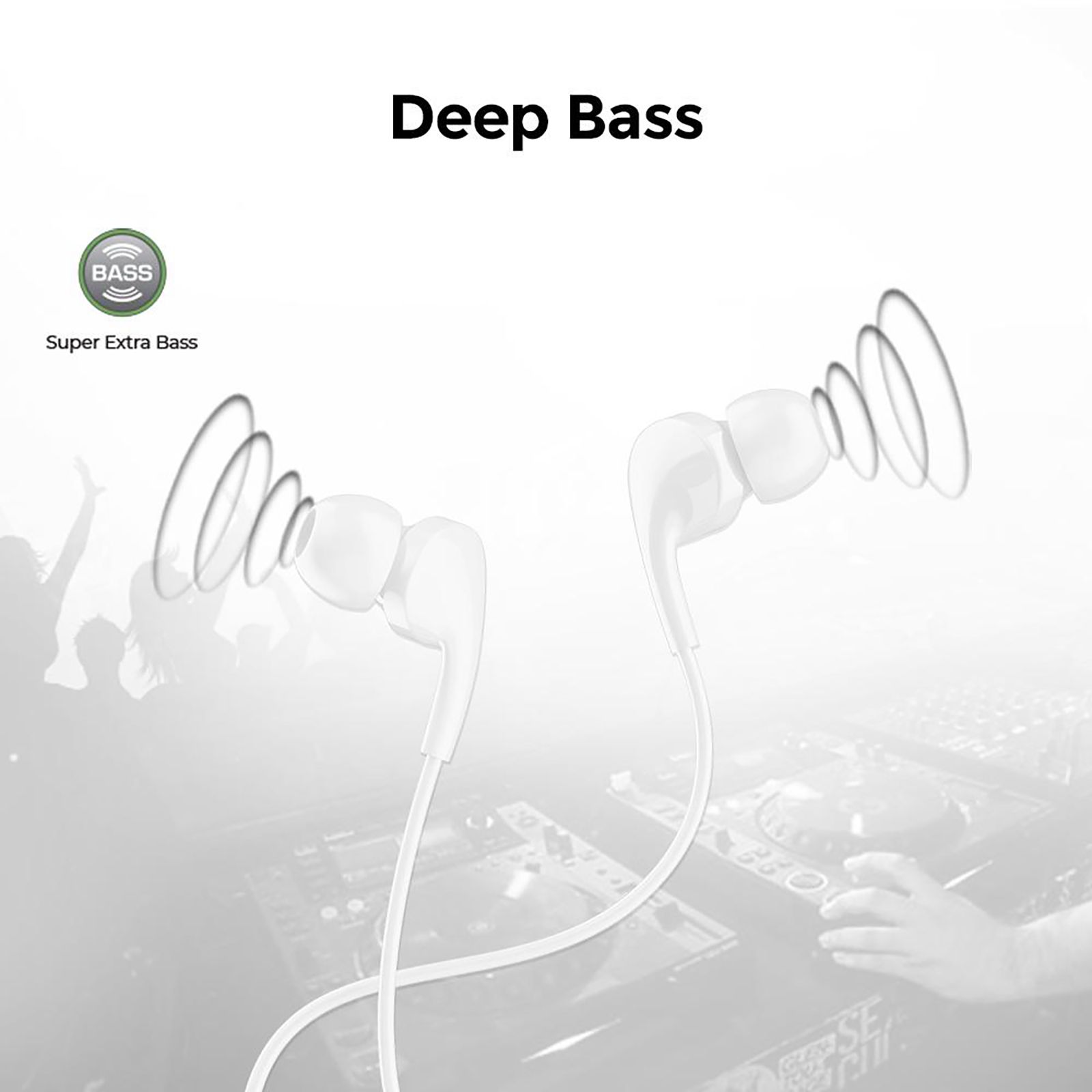 ultraprolink MoBass 1 UM1037WHT Wired Earphone with Mic (In Ear, White)_7