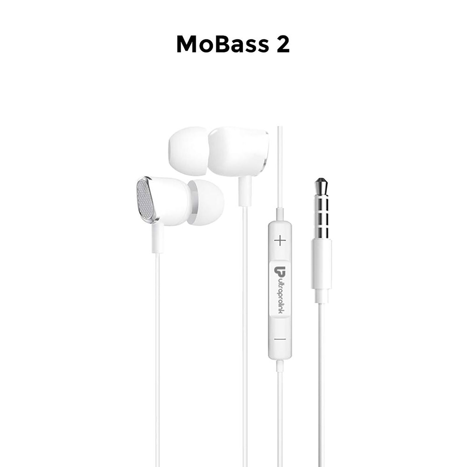 ultraprolink MoBass 2 UM1038WHT Wired Earphone with Mic (In Ear, White)_5