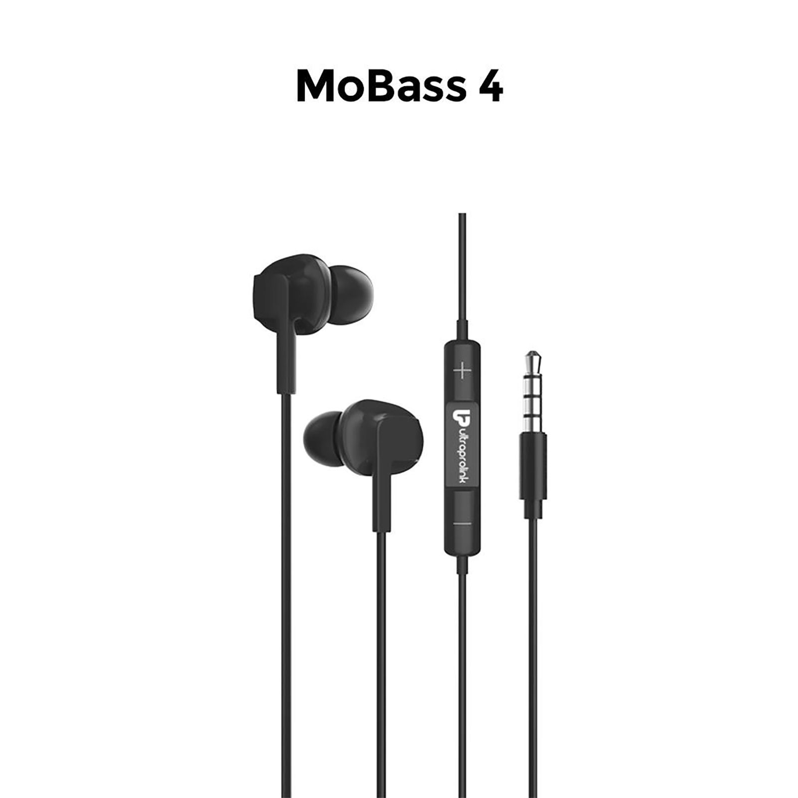 ultraprolink MoBass 4 UM1042BLK Wired Earphone with Mic (In Ear, Black) ultraprolink MoBass 4 UM1042BLK Wired Earphone with Mic (In Ear, Black)_5