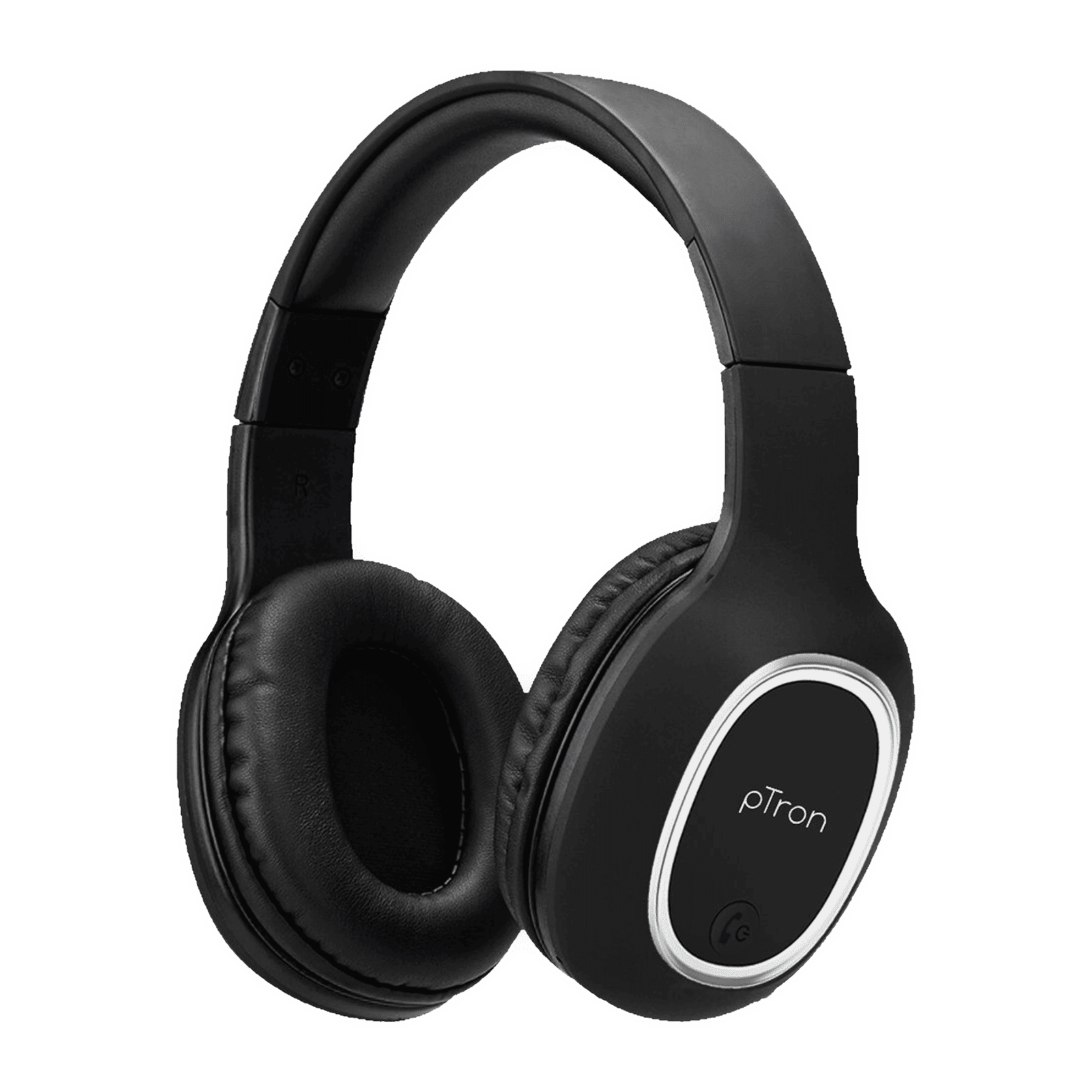 pTron Soundster Lite 140317802 Bluetooth Headphone with Mic (12 Hours Playback, Over Ear, Black) pTron Soundster Lite 140317802 Bluetooth Headphone with Mic (12 Hours Playback, Over Ear, Black)_1