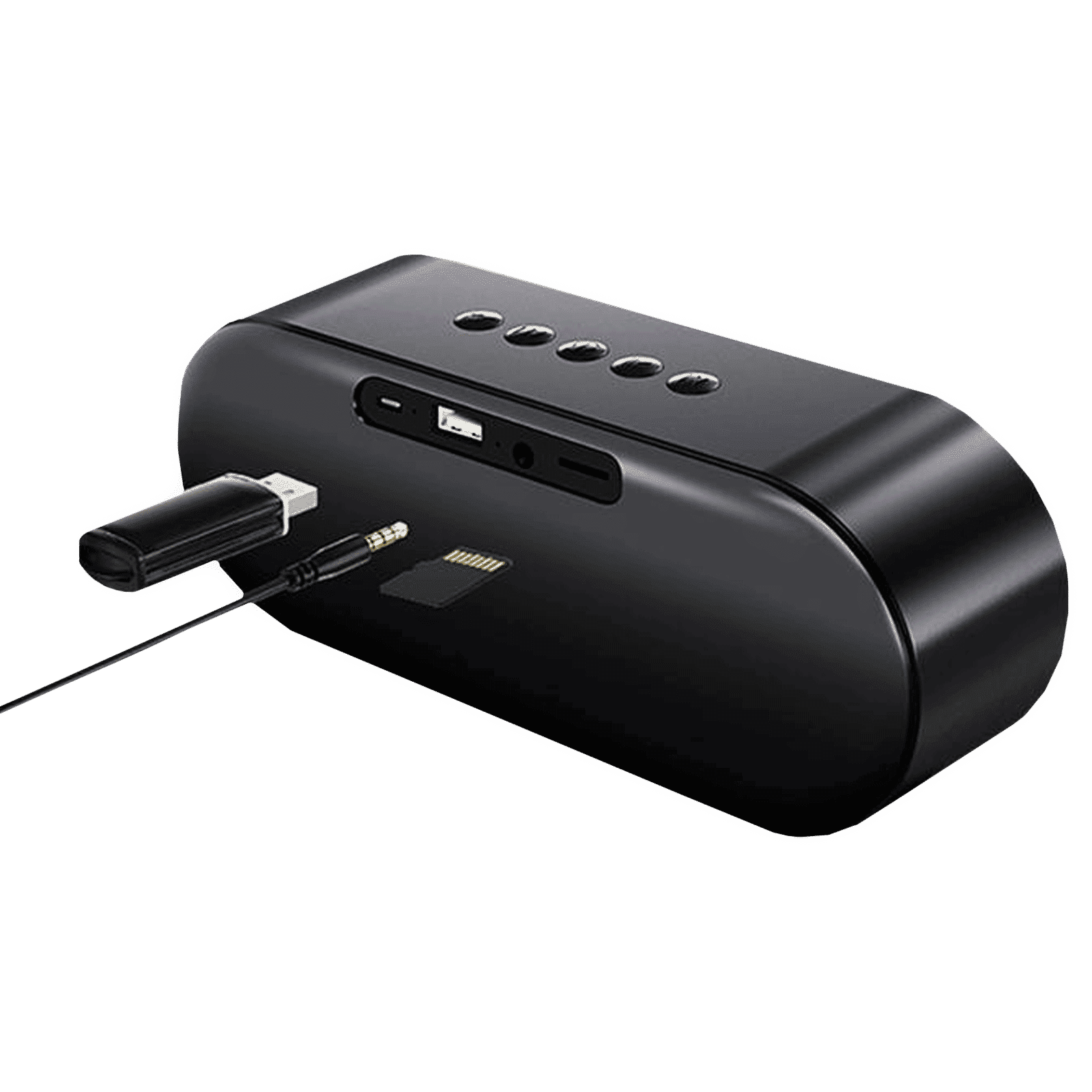 pTron Fusion 10W Portable Bluetooth Speaker (10 Hours Playtime, Black)_3