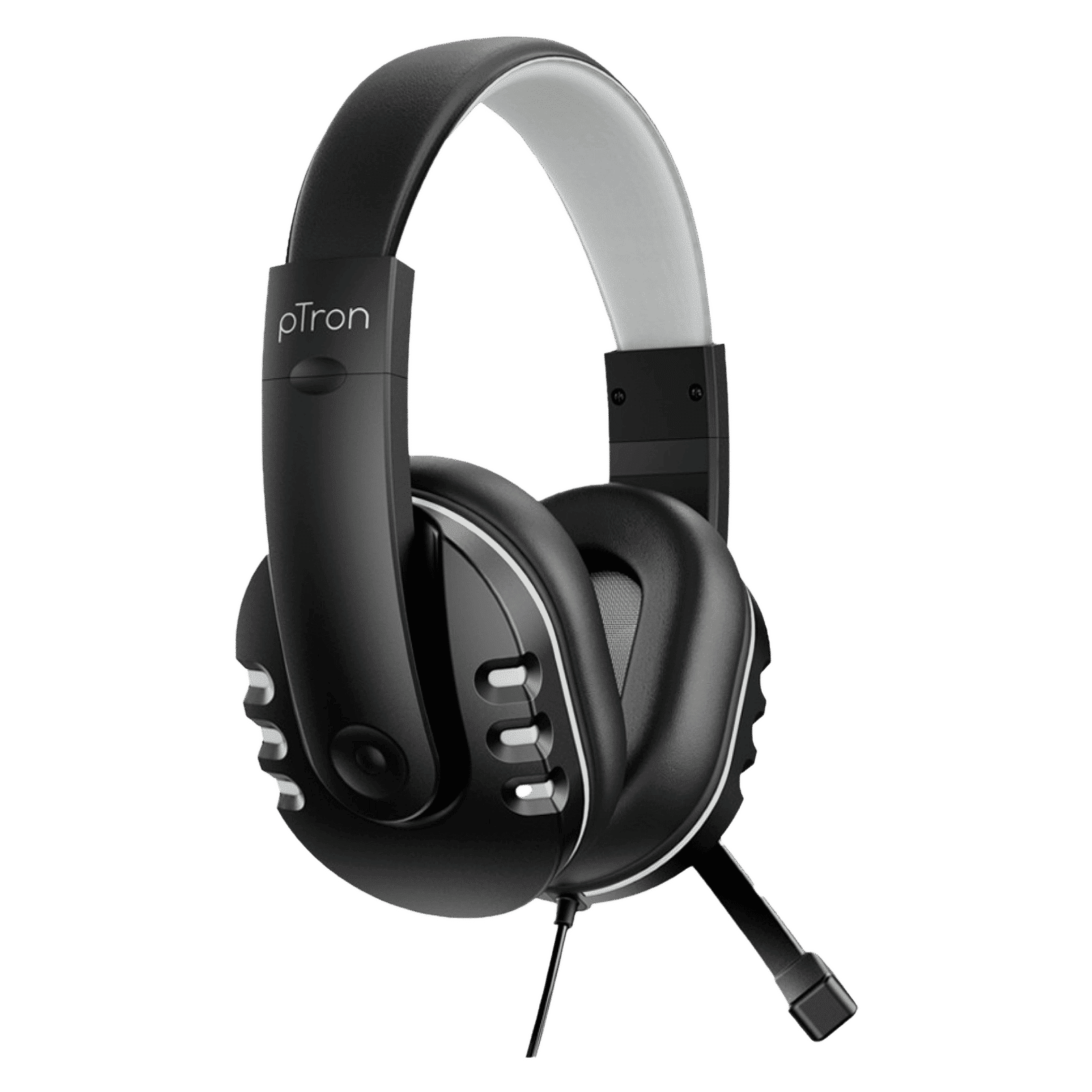 pTron Soundster Arcade 140317987 Wired Gaming Headset with Passive Noise Cancellation (Hi-Fi Stereo Sound, Over-Ear, Black)_2