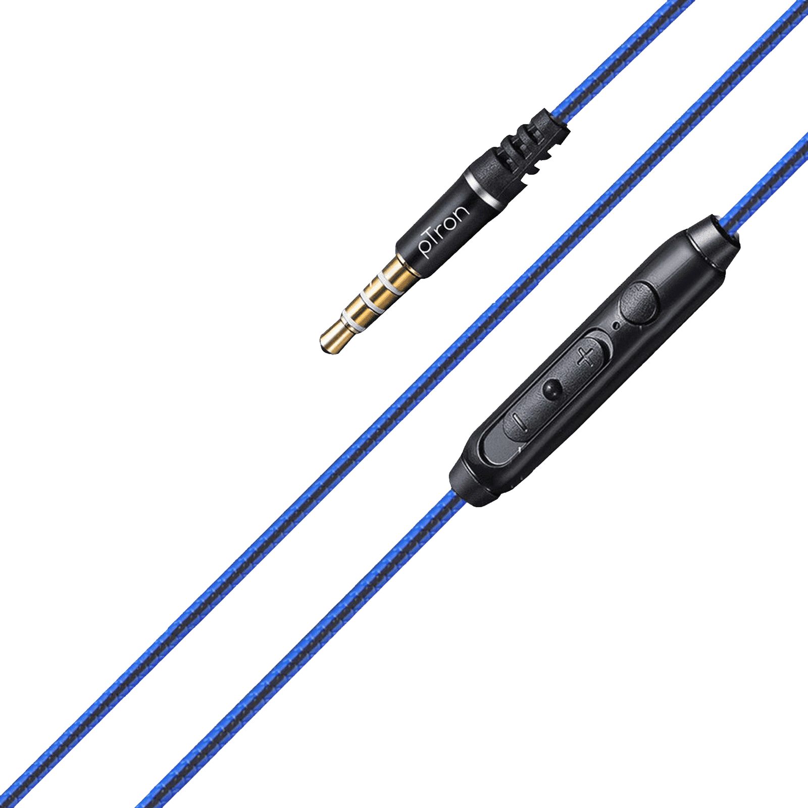 pTron Boom One 140317902 Wired Earphone with Mic (3.5mm Connector, In Ear, Blue)_2