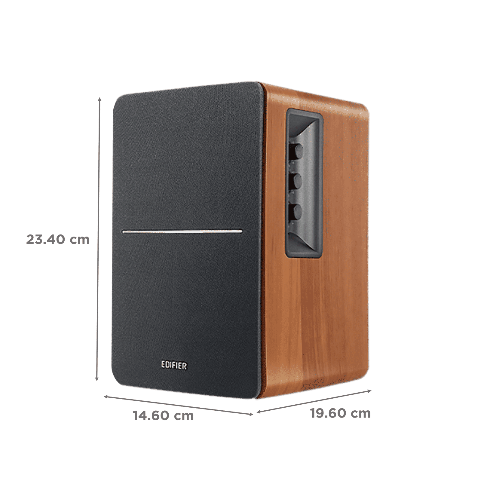 EDIFIER 42W RMS Multimedia Speaker (Powerful Bookshelf, 2.0 Channel, Brown)_2