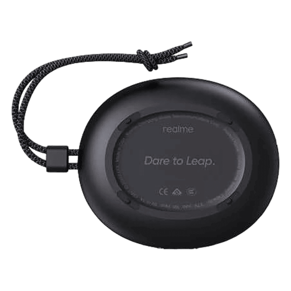 realme Cobble 5W Portable Bluetooth Speaker (IPX5 Water Resistant, Dynamic Bass Booster Driver, Stereo Channel, Metal Black)_9