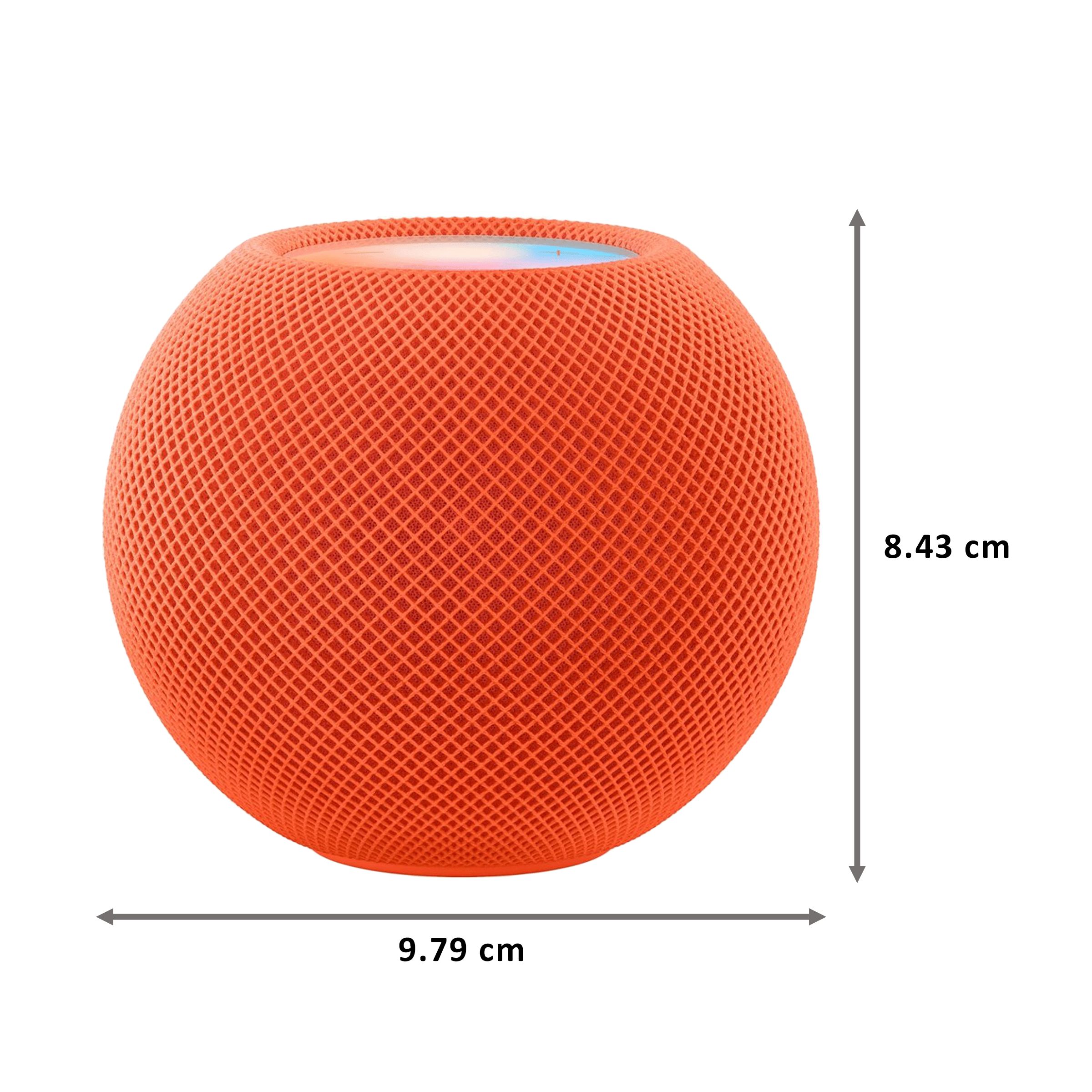 Apple HomePod Mini With Built-in Siri Smart Wi-Fi Speaker (360-Degree Audio, Orange)_2