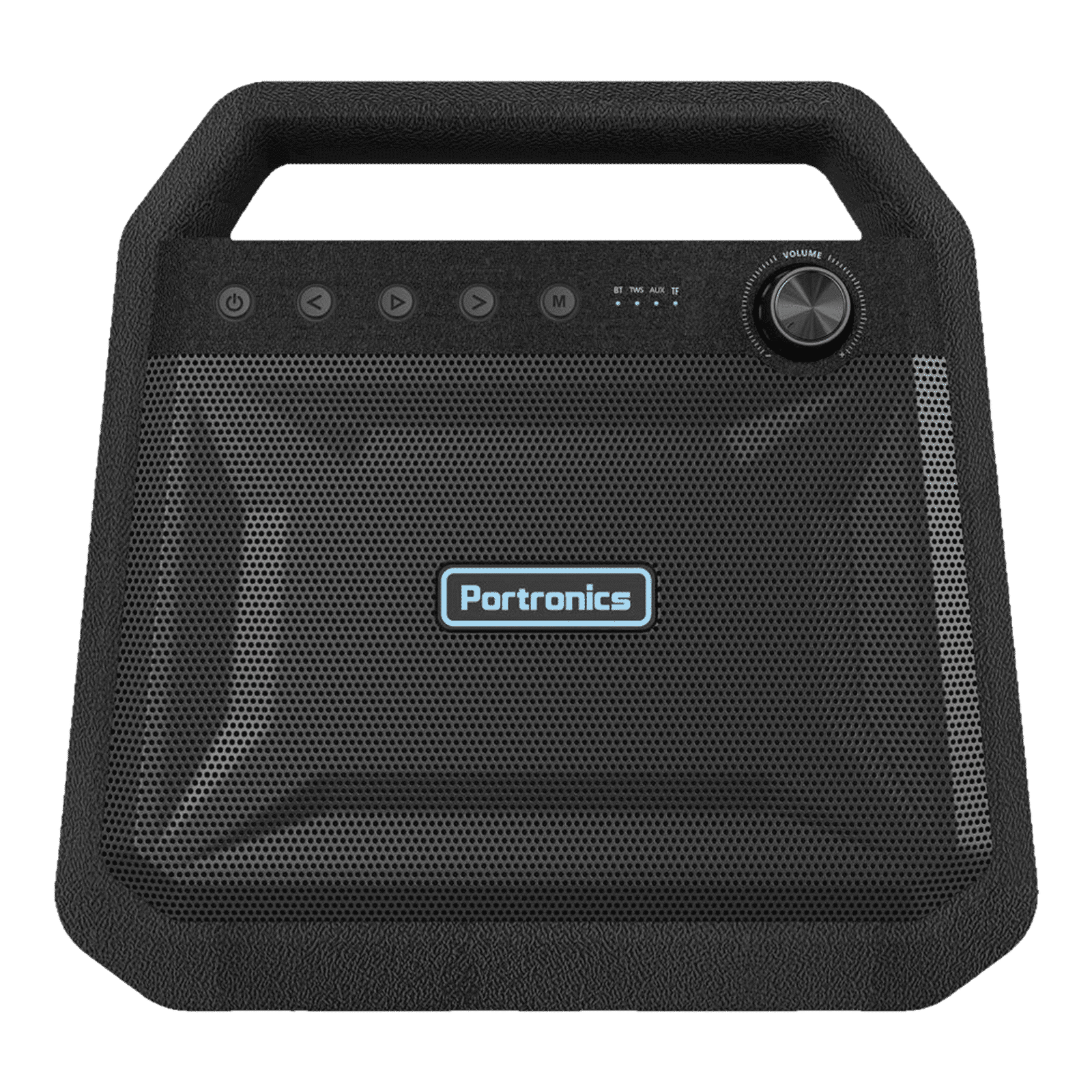 PORTRONICS Roar 24W Portable Bluetooth Speaker (7 Hours Playtime, Black)_1