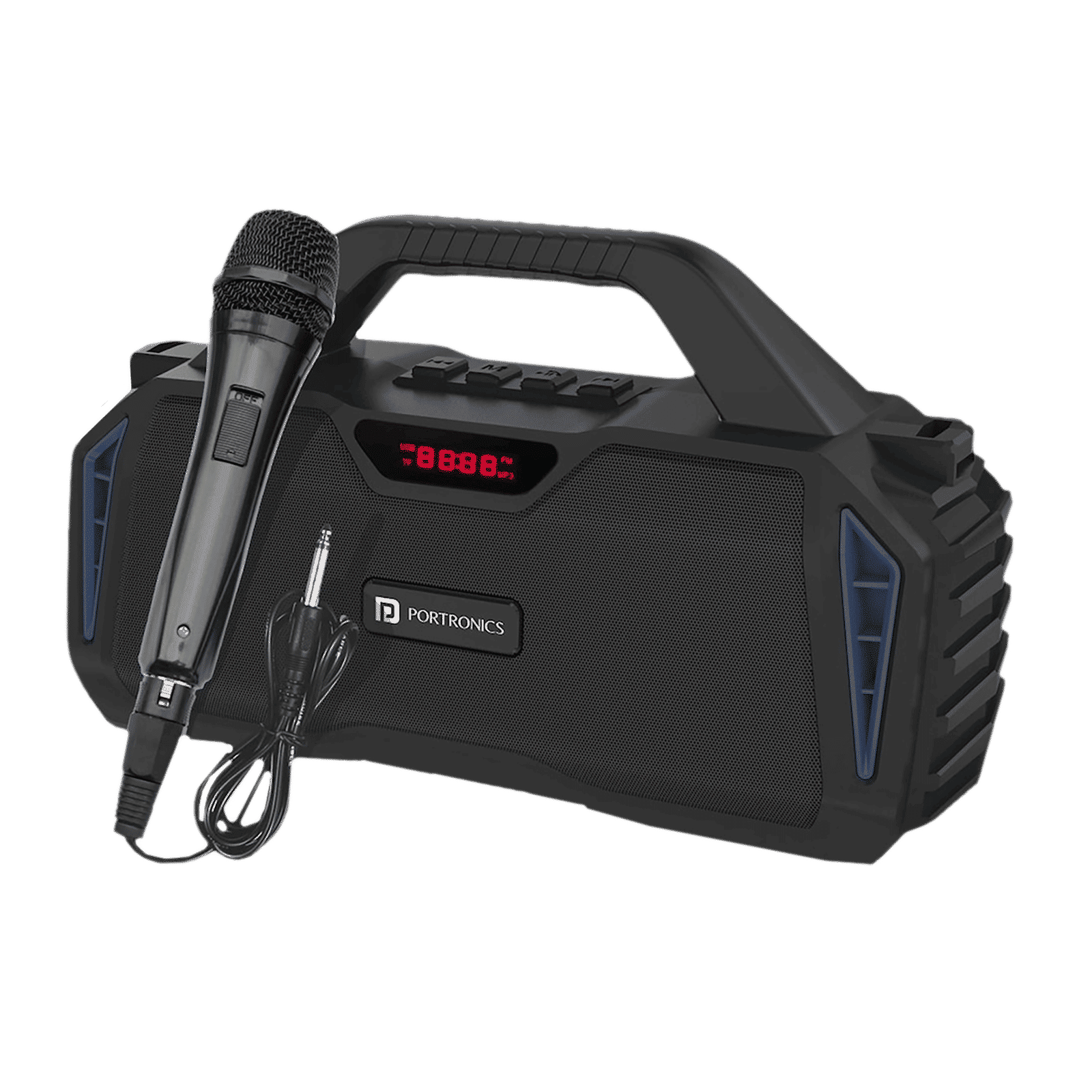 PORTRONICS Chime 20W Portable Bluetooth Speaker (8 Hours Playtime, 2.1 Channel, Blue) PORTRONICS Chime 20W Portable Bluetooth Speaker (8 Hours Playtime, 2.1 Channel, Blue)_3