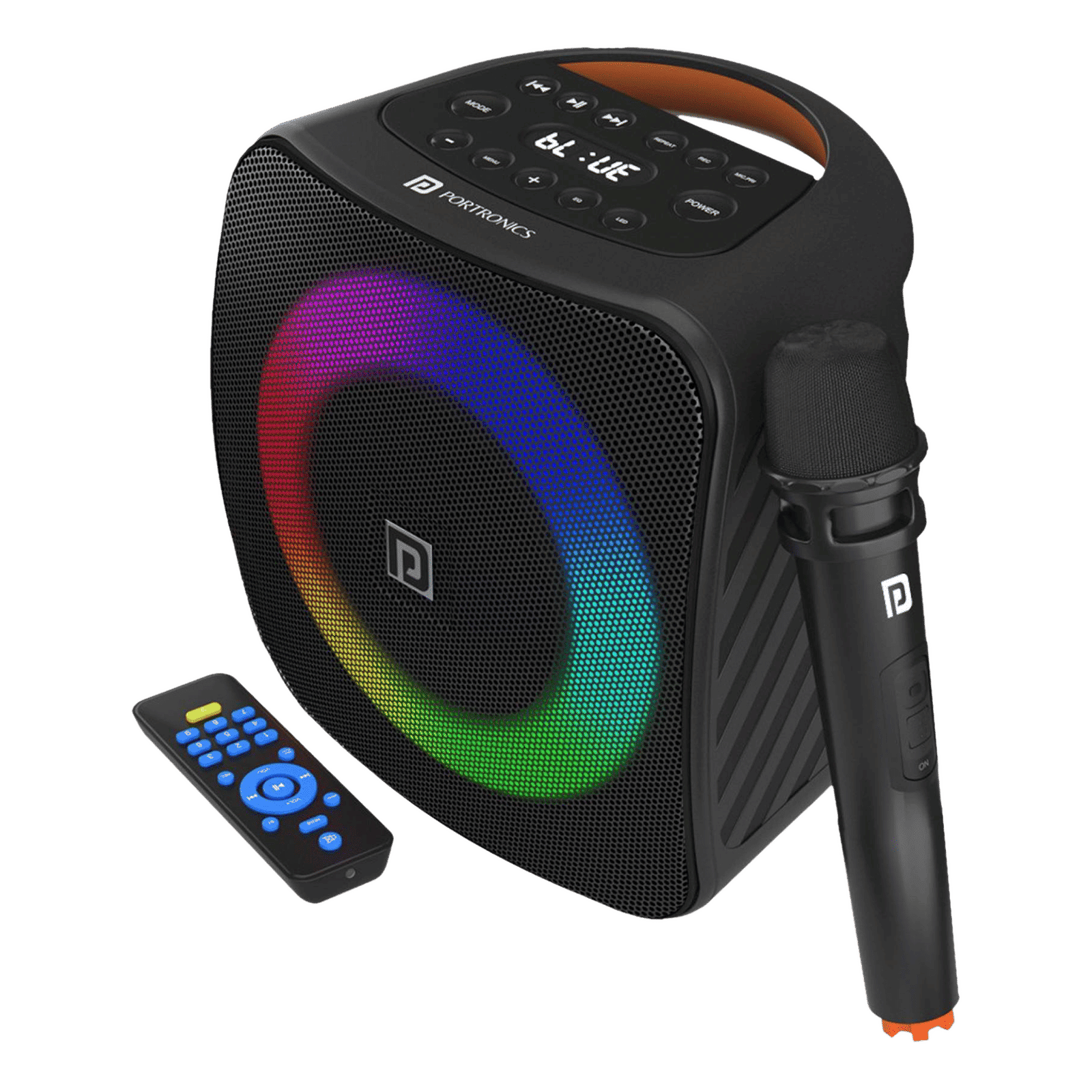 PORTRONICS Dash 40W Portable Bluetooth Speaker (6 Hours Playtime, Black)_1