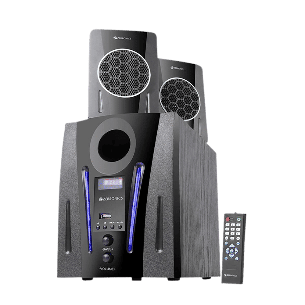 ZEBRONICS 40W Multimedia Speaker (Built-in FM Radio, 2.1 Channel, Black)_6