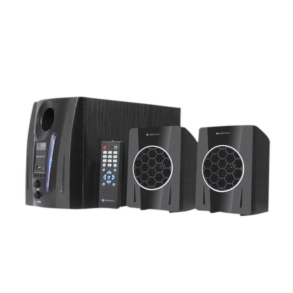 ZEBRONICS 40W Multimedia Speaker (Built-in FM Radio, 2.1 Channel, Black)_7