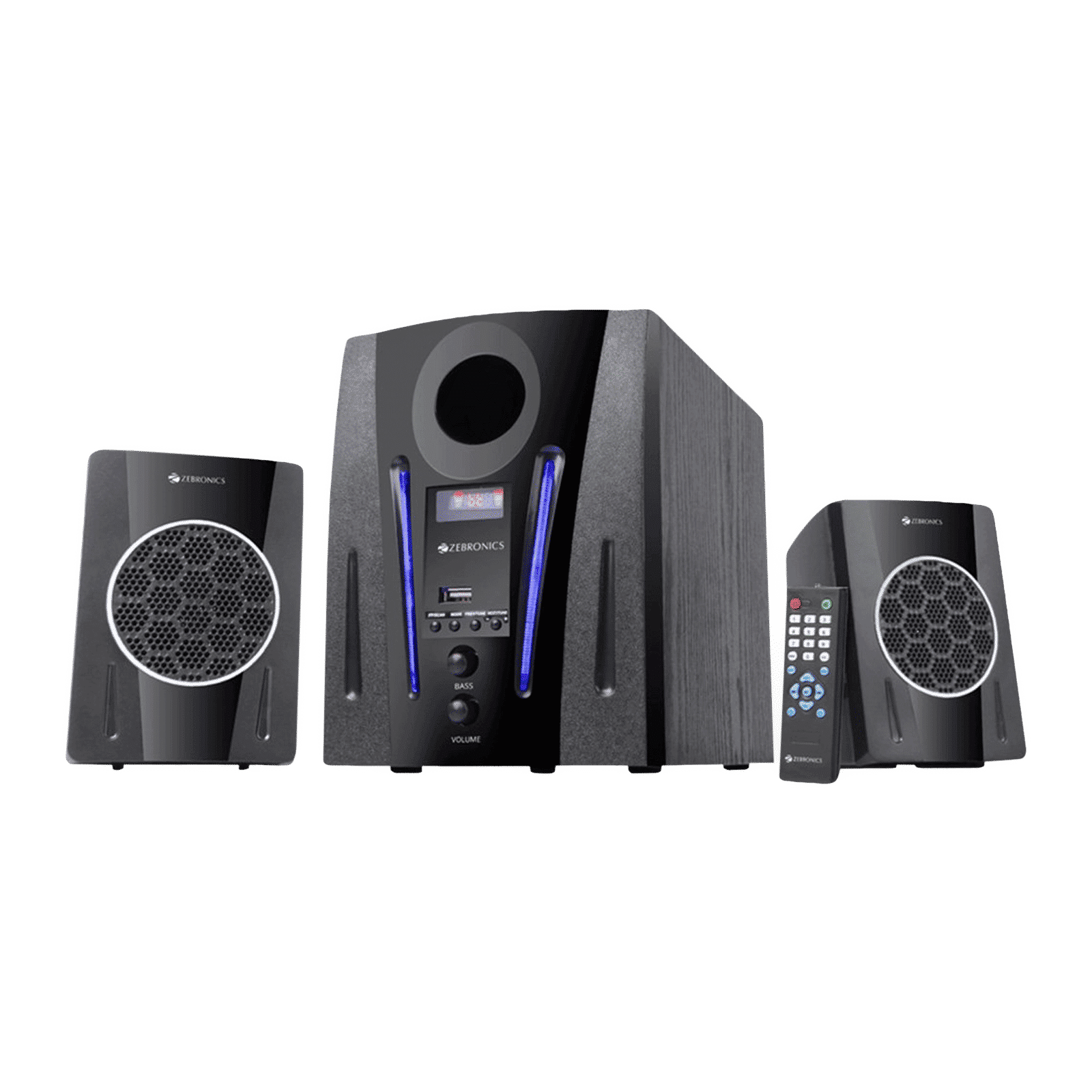 ZEBRONICS 40W Multimedia Speaker (Built-in FM Radio, 2.1 Channel, Black)_4