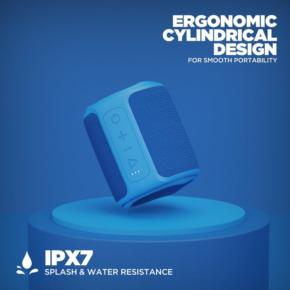 boAt Stone 350 10W Portable Bluetooth Speaker (IPX7 Water Resistant, 12 Hours Playtime, Mono Channel, Blue)_9