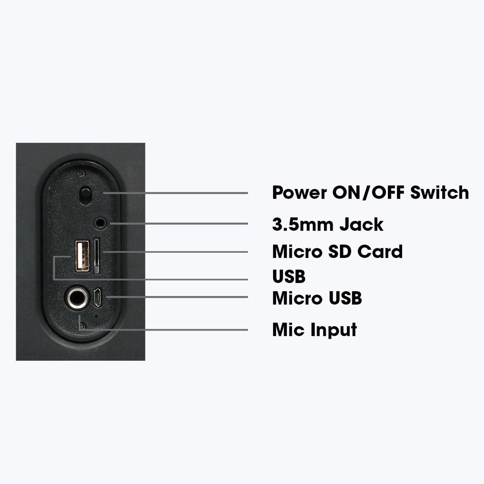 ZEBRONICS Zeb-Barrel 200 40W Bluetooth Party Speaker (RGB Light, Stereo Channel, Black)_6