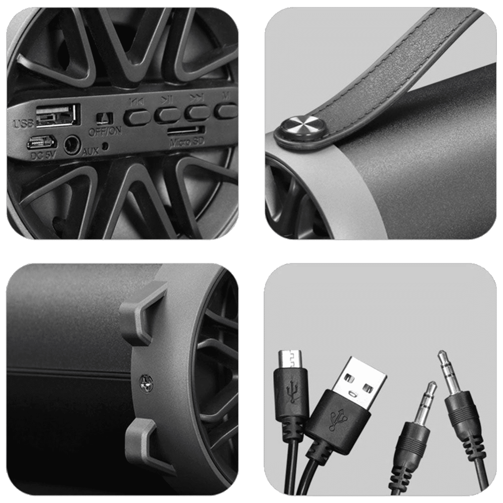 ZEBRONICS Zeb-Axon 10W Portable Bluetooth Speaker (2 Hours Playtime, Black)_7