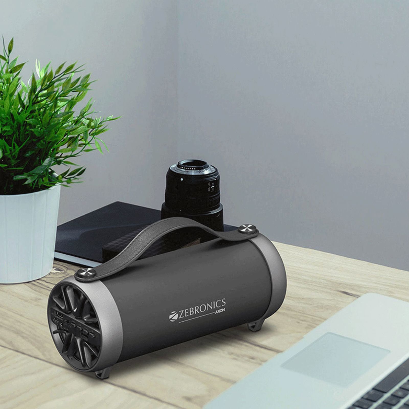 ZEBRONICS Zeb-Axon 10W Portable Bluetooth Speaker (2 Hours Playtime, Black)_3