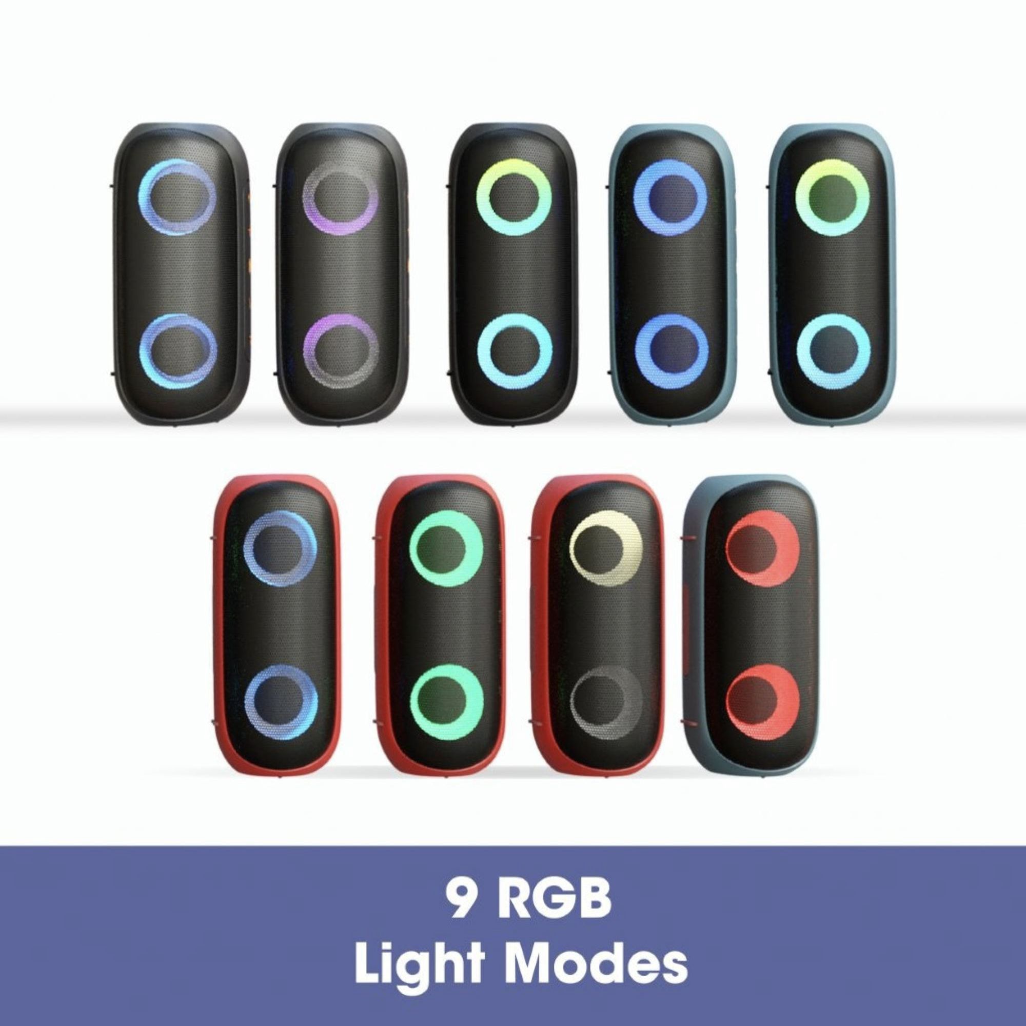 ZEBRONICS Zeb-Music Bomb X 20W Portable Bluetooth Speaker (IPX7 Waterproof, Voice Assistant Support, Stereo Channel, Black)_3