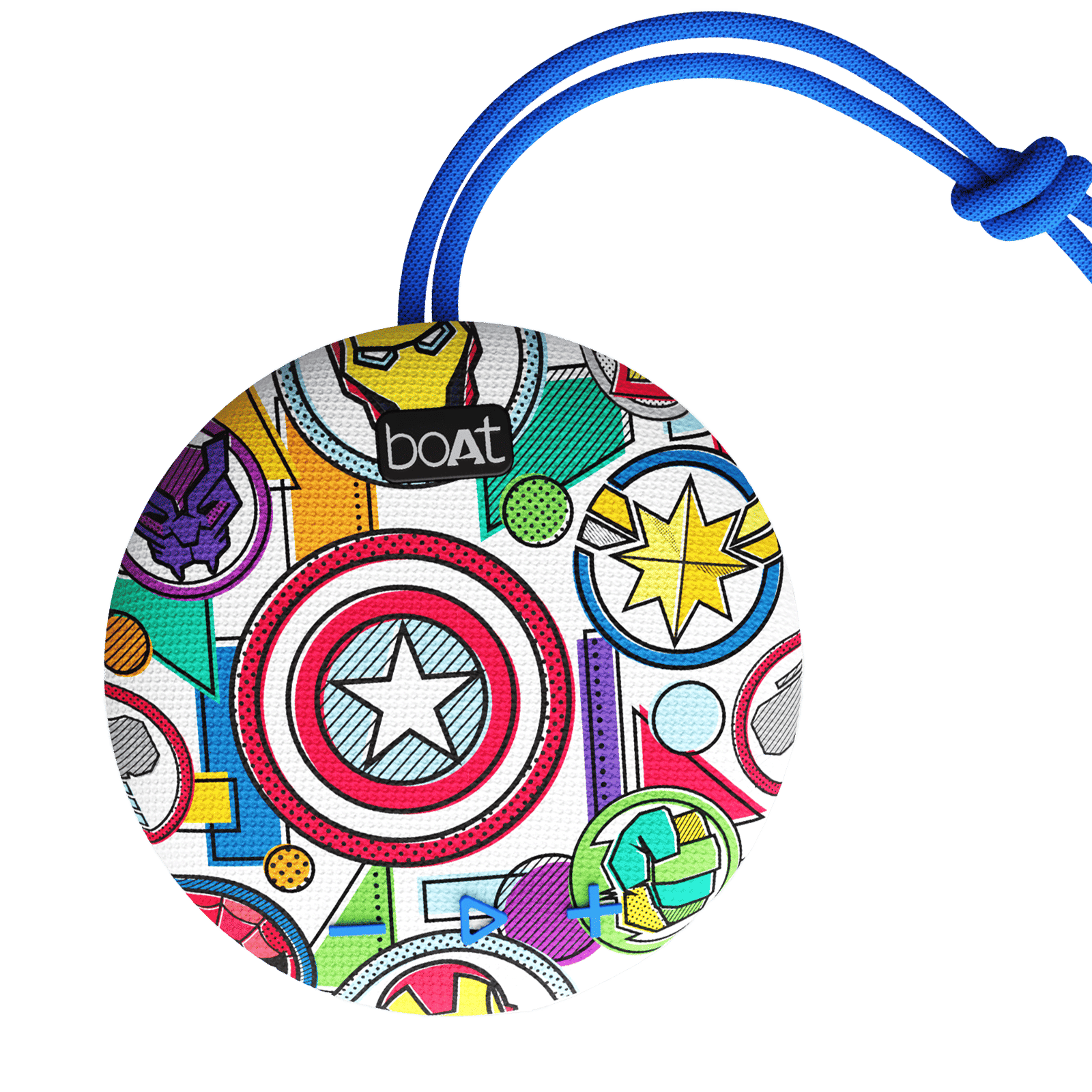 boAt Marvel Stone 190 5 Watts Portable Bluetooth Speaker (IPX7 Waterproof, 52mm Full Range Driver, Stark Fusion)_1