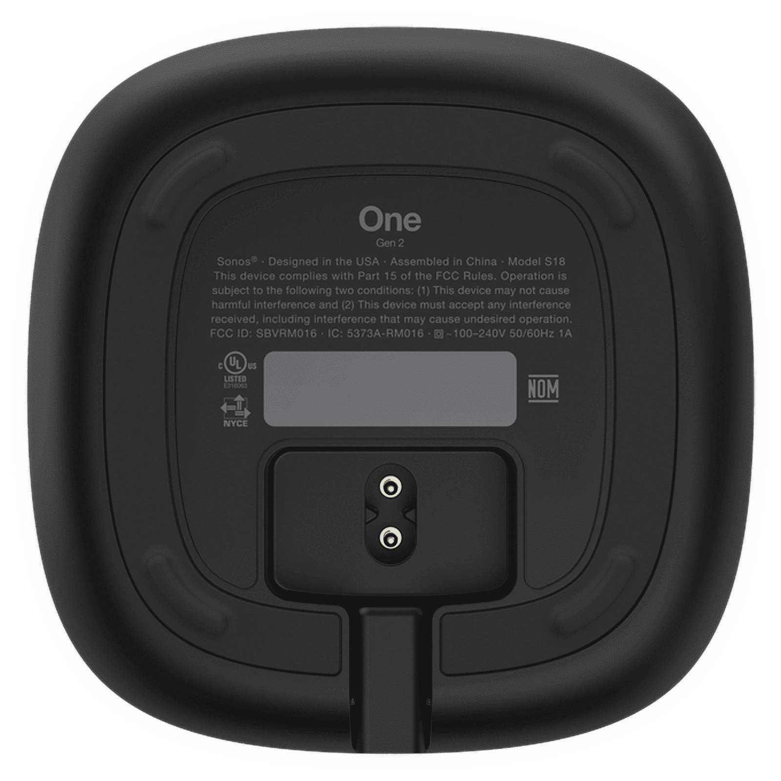 SONOS One (2nd Gen) Smart Wi-Fi Speaker (Deep Bass Sound, Black)_6