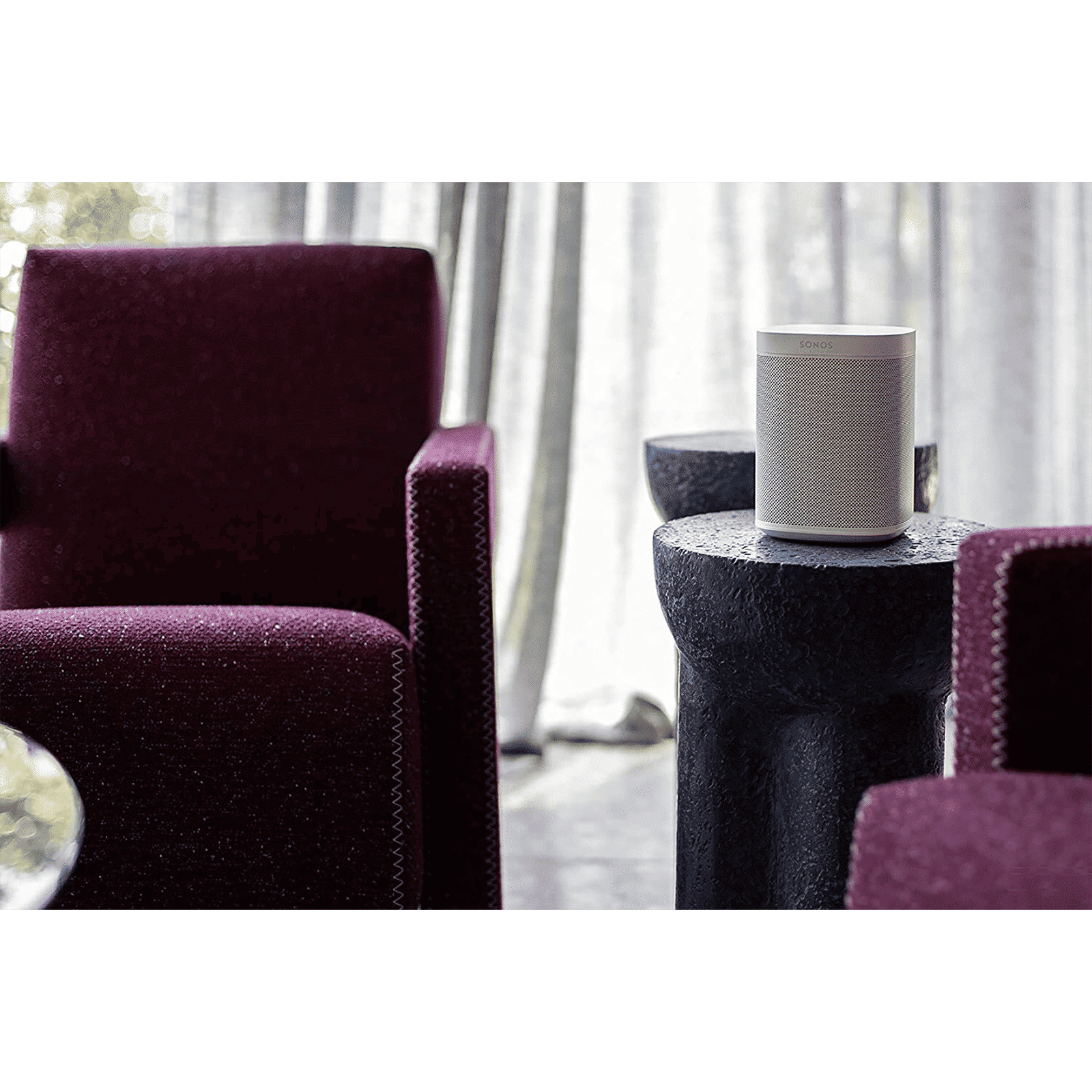 SONOS One (2nd Gen) with Voice Assistant Smart Wi-Fi Speaker (Deep Bass Sound, White)_9