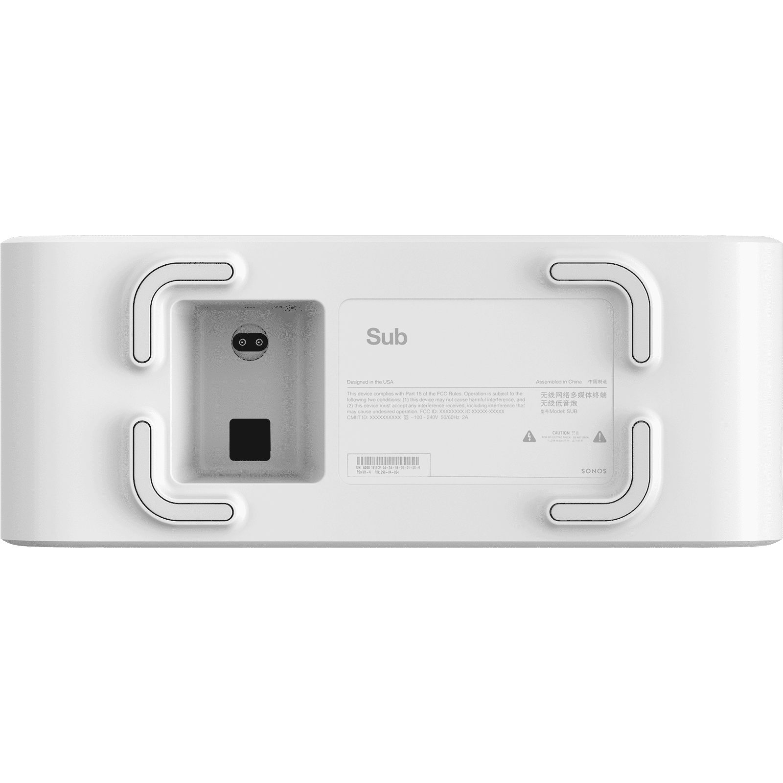 SONOS Sub (3rd Gen) Smart Wi-Fi Speaker (Two Force-Cancelling Drivers, White)_4