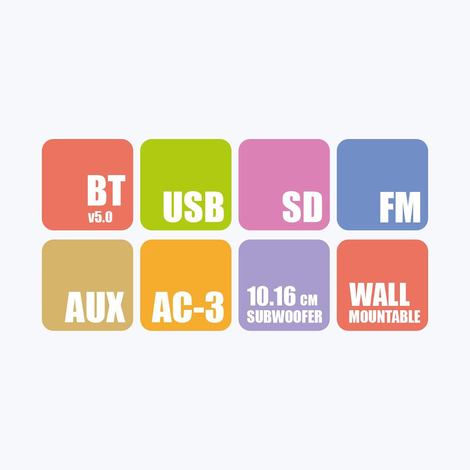 ZEBRONICS Zeb-BT6591RUCF 70W Multimedia Speaker (Built-in FM Radio, 5.1 Channel, Black) ZEBRONICS Zeb-BT6591RUCF 70W Multimedia Speaker (Built-in FM Radio, 5.1 Channel, Black)_9