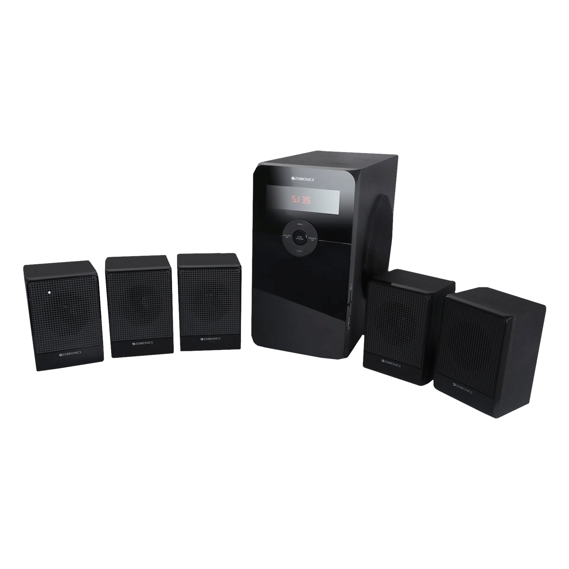 ZEBRONICS Zeb-BT6591RUCF 70W Multimedia Speaker (Built-in FM Radio, 5.1 Channel, Black) ZEBRONICS Zeb-BT6591RUCF 70W Multimedia Speaker (Built-in FM Radio, 5.1 Channel, Black)_5