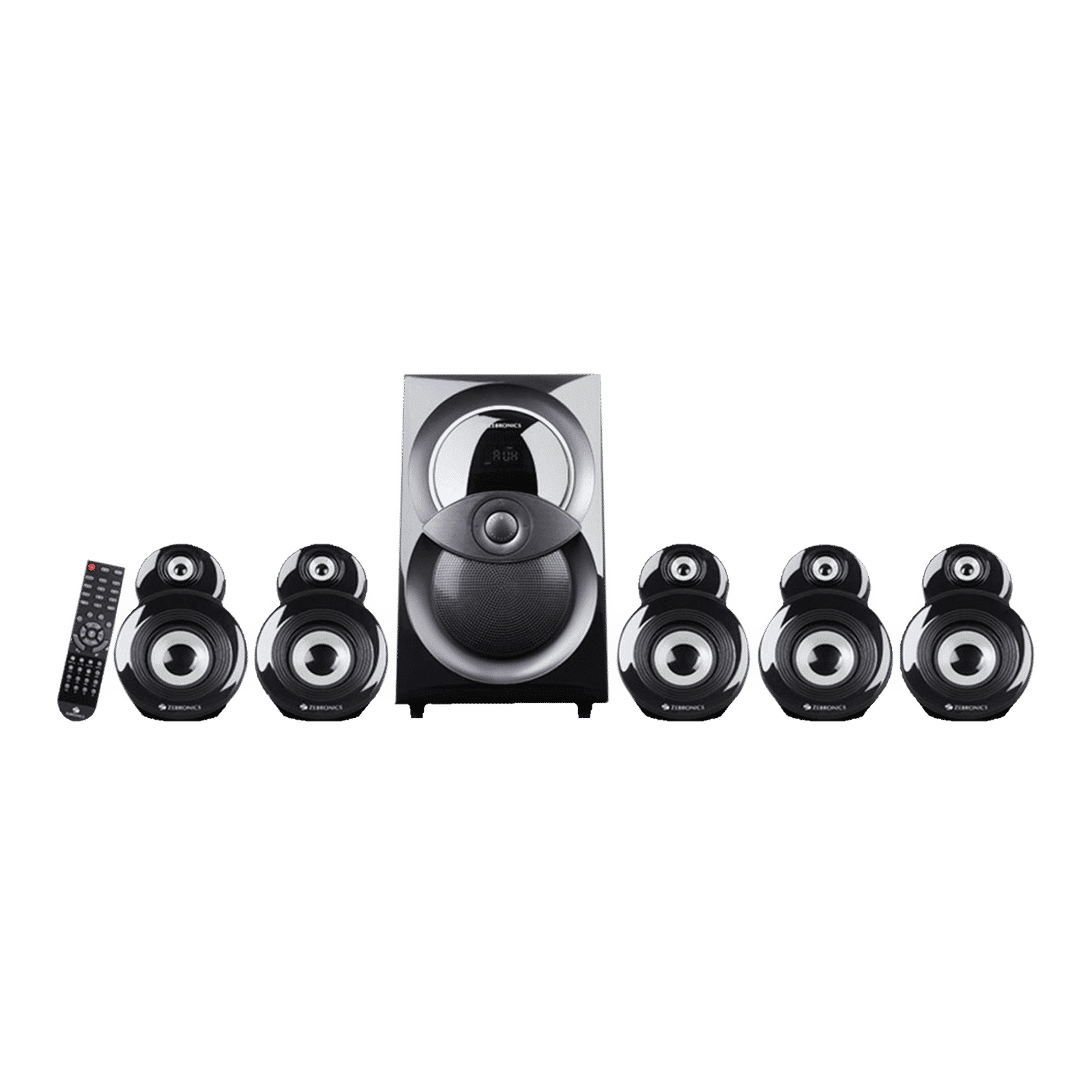ZEBRONICS Zeb-Monic 140W Multimedia Speaker (Built-in FM Radio, 5.1 Channel, Black)_1