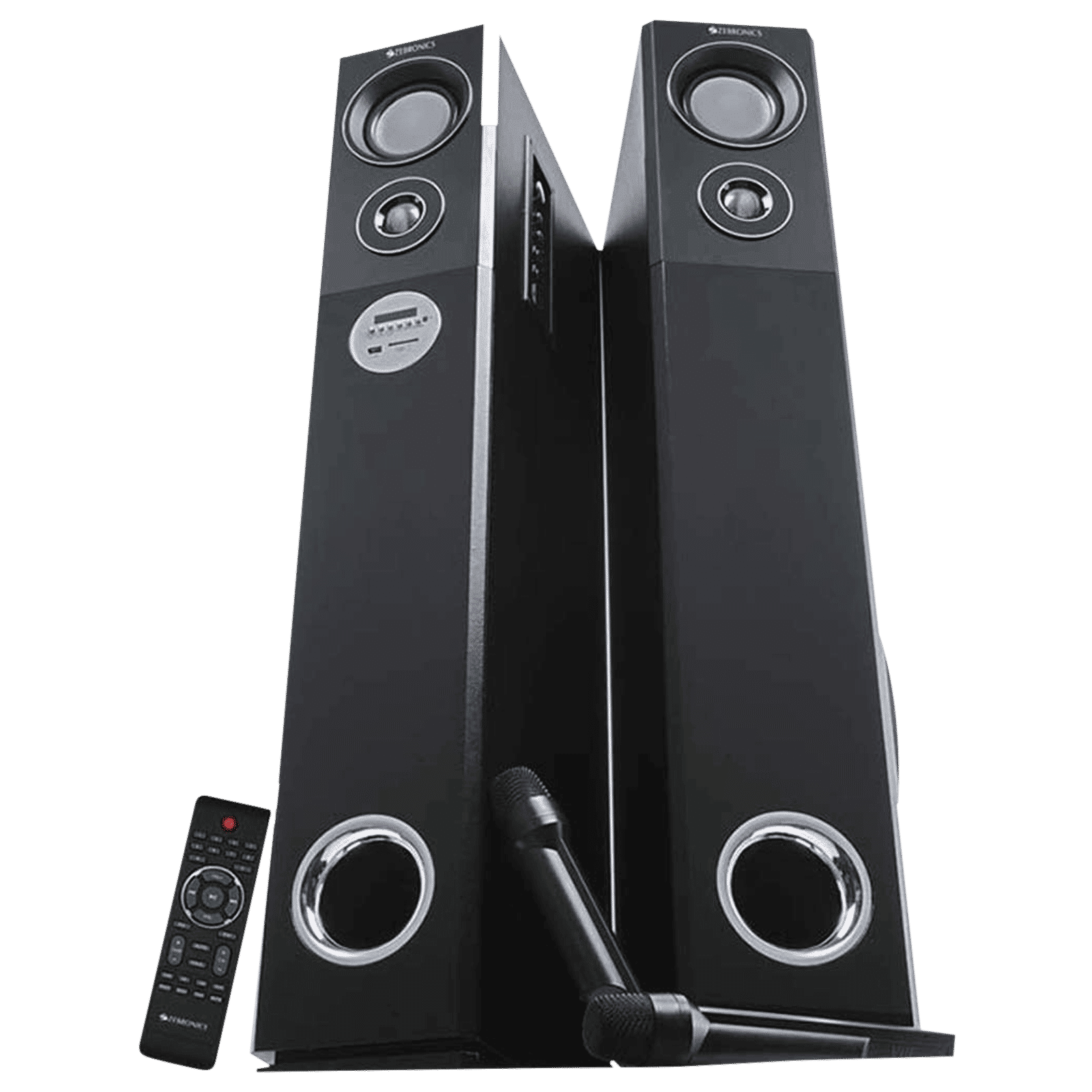 ZEBRONICS Zeb-BT9500 100W Multimedia Speaker (LED Display, 2.0 Channel, Black)_1