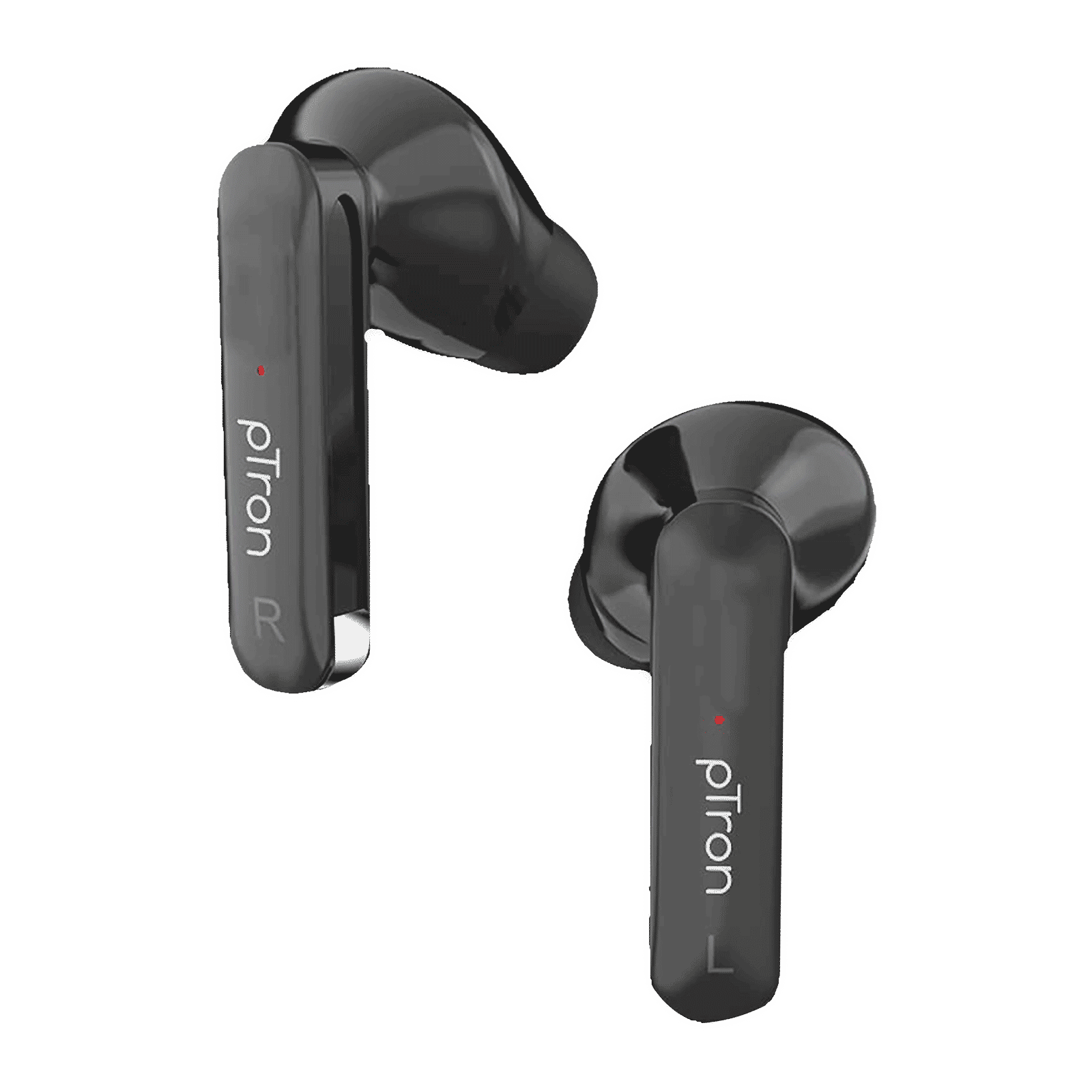 pTron Bassbuds Duo 140318113 TWS Earbuds with Passive Noise Cancellation (IPX4 Water Resistant, 32 Hours Playtime, Black)_3